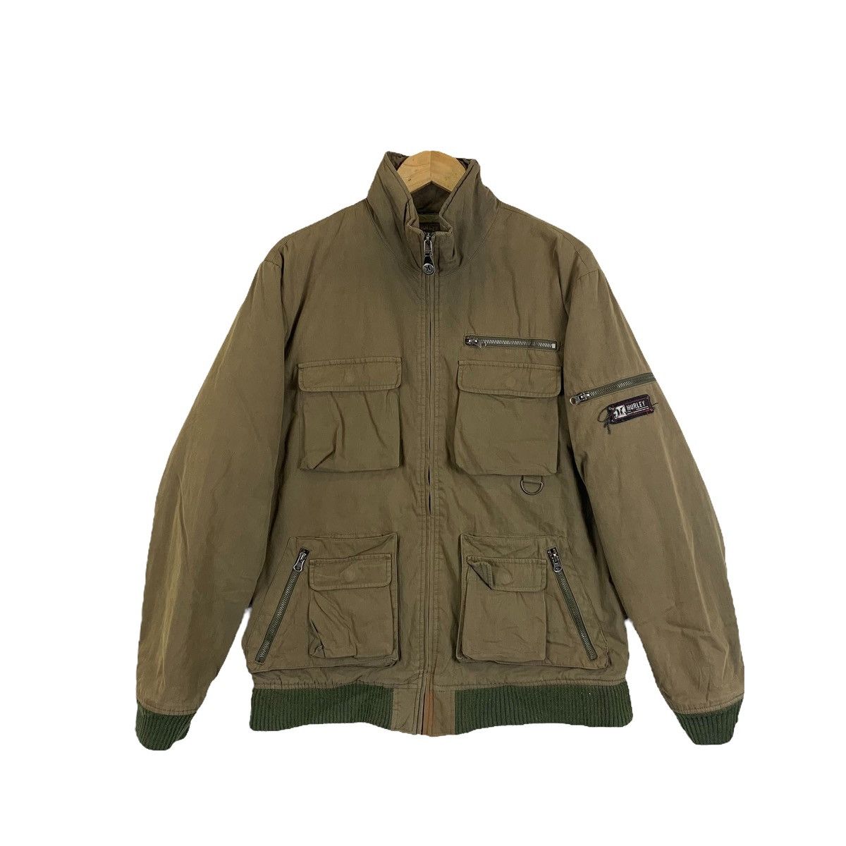 Hurley HURLEY Surfboard Surfing Worker Design Zipper Bomber Jacket Size US M / EU 48-50 / 2 - 1 Thumbnail