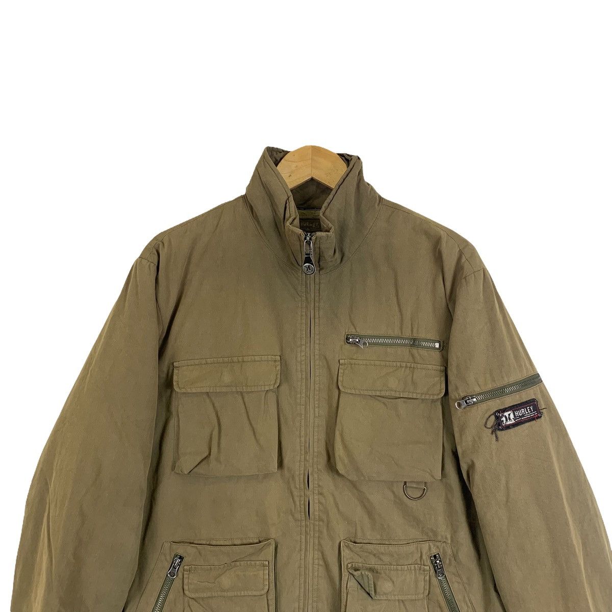 Hurley HURLEY Surfboard Surfing Worker Design Zipper Bomber Jacket Size US M / EU 48-50 / 2 - 5 Thumbnail