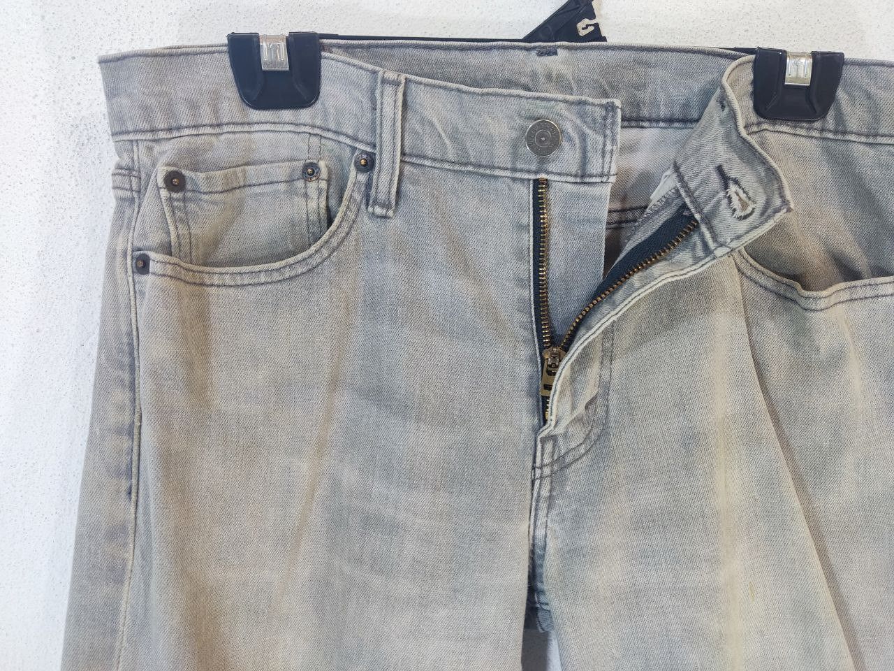 Levi's levis 511 straight slim distressed denim Size US 34 / EU 50 - 7 Thumbnail