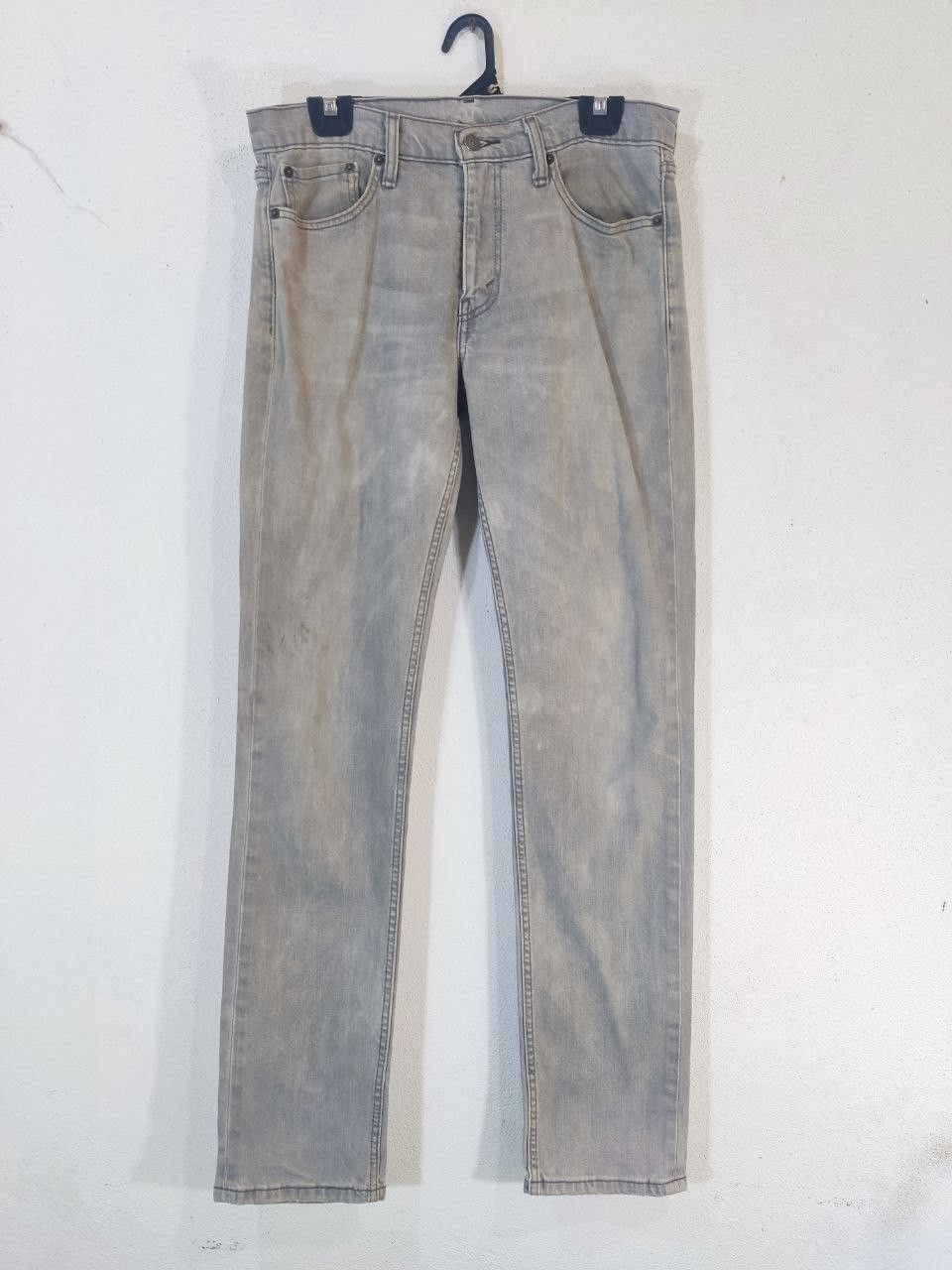 Levi's levis 511 straight slim distressed denim Size US 34 / EU 50 - 2 Thumbnail