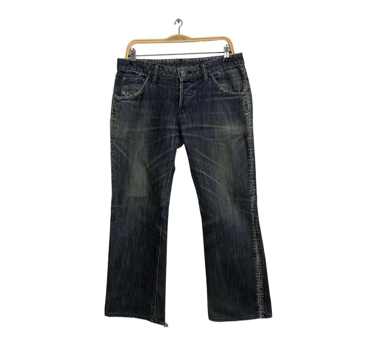image of Issey Miyake Jeans Sample A-Poc Cotton Galaxy Design in Blue, Men's (Size 32)
