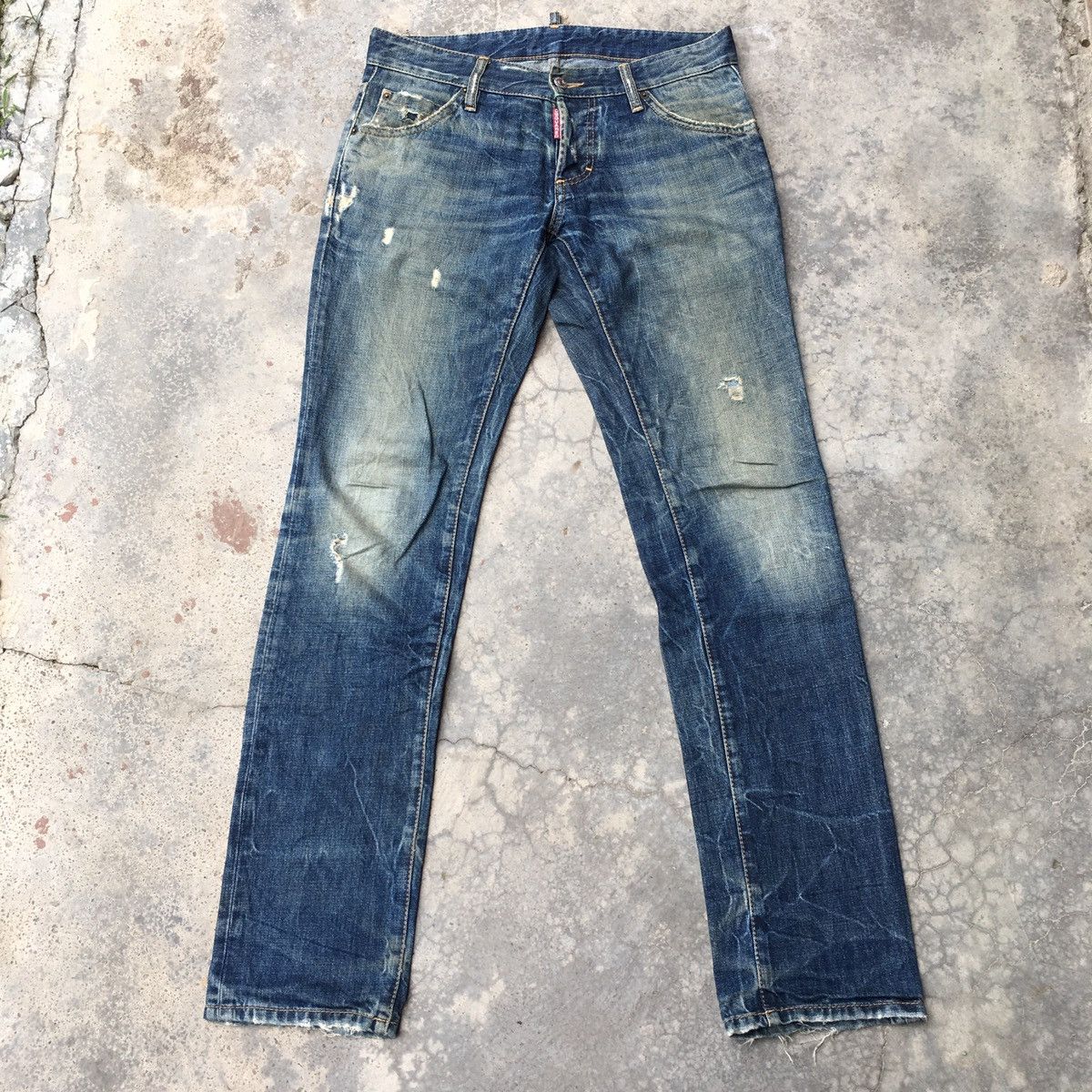 Dsquared2 distressed denim nice design