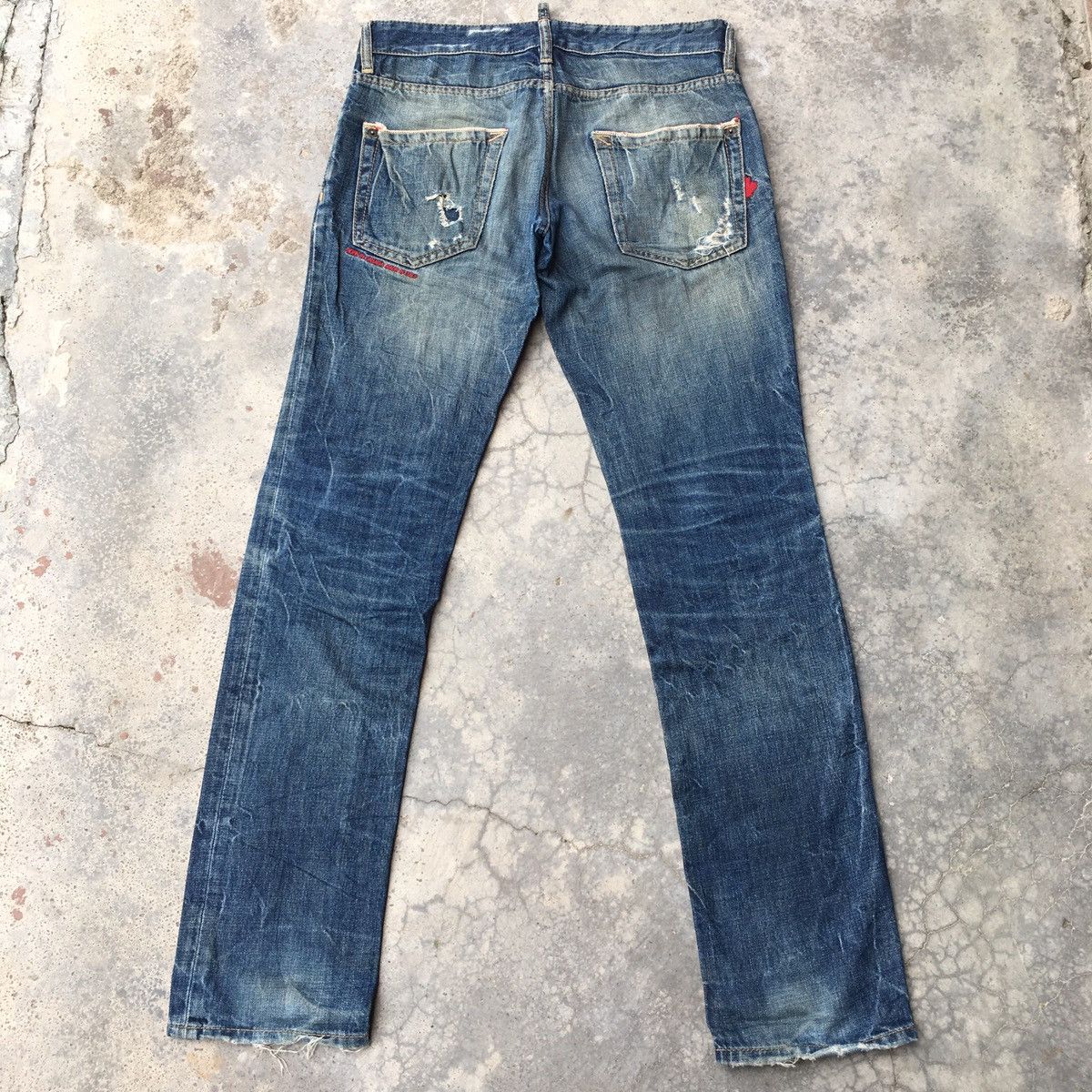 Dsquared2 Dsquared2 distressed denim nice design Size US 31 - 8 Thumbnail