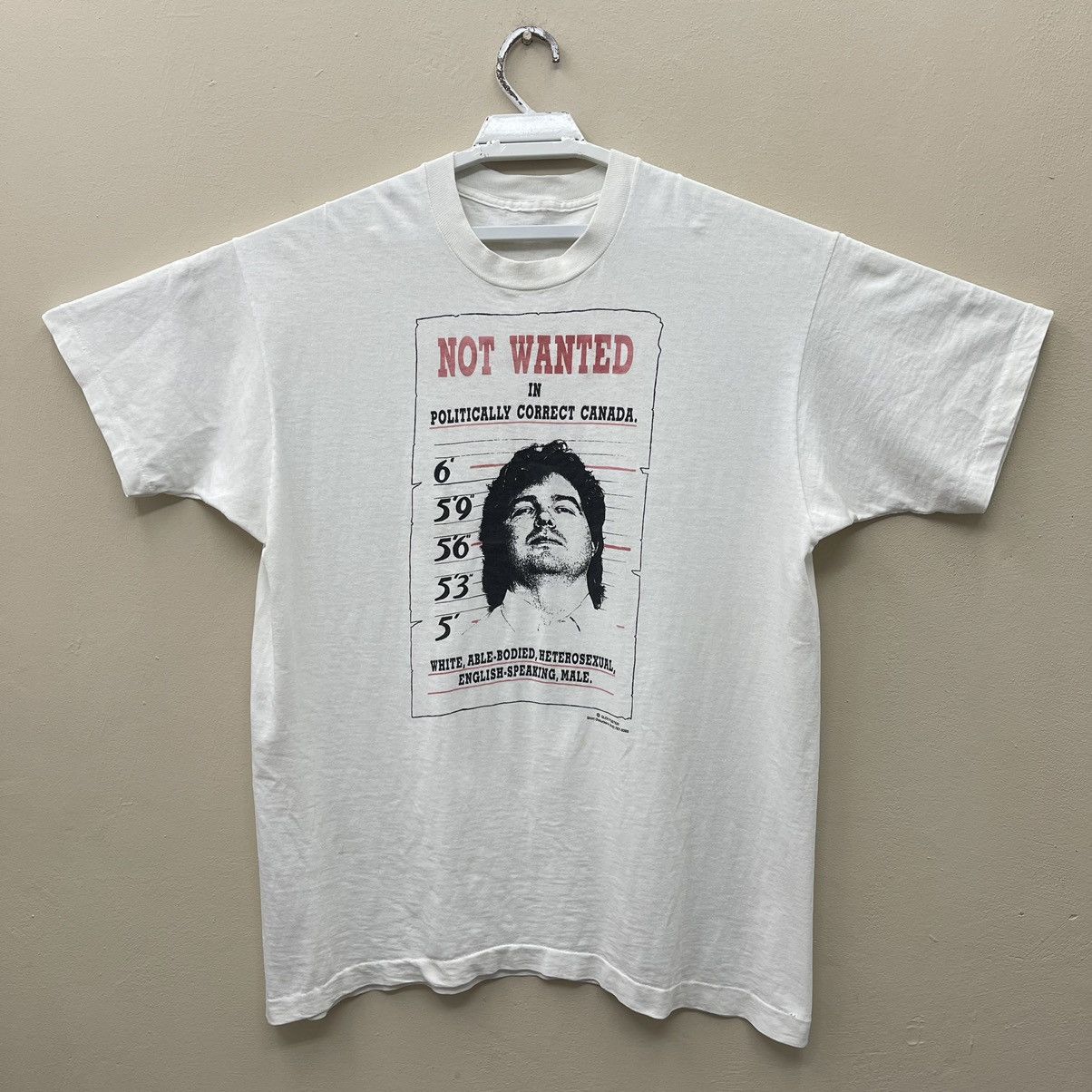 Vintage Vintage 90s Not Wanted In Politically Correct Canada Size US XL / EU 56 / 4 - 1 Thumbnail