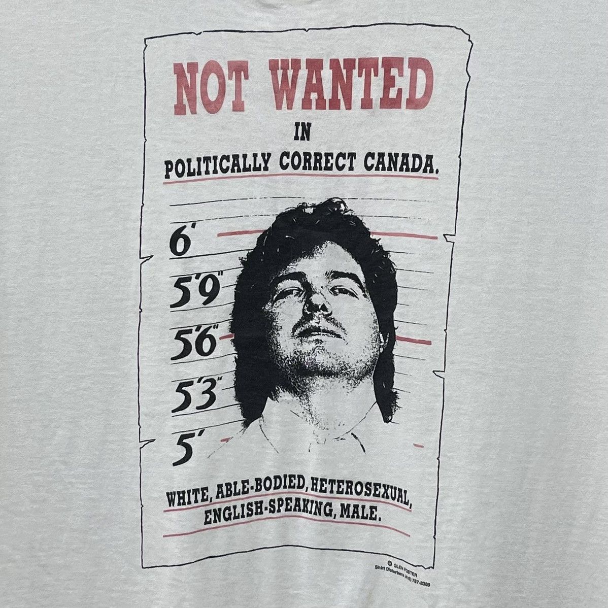 Vintage Vintage 90s Not Wanted In Politically Correct Canada Size US XL / EU 56 / 4 - 2 Thumbnail