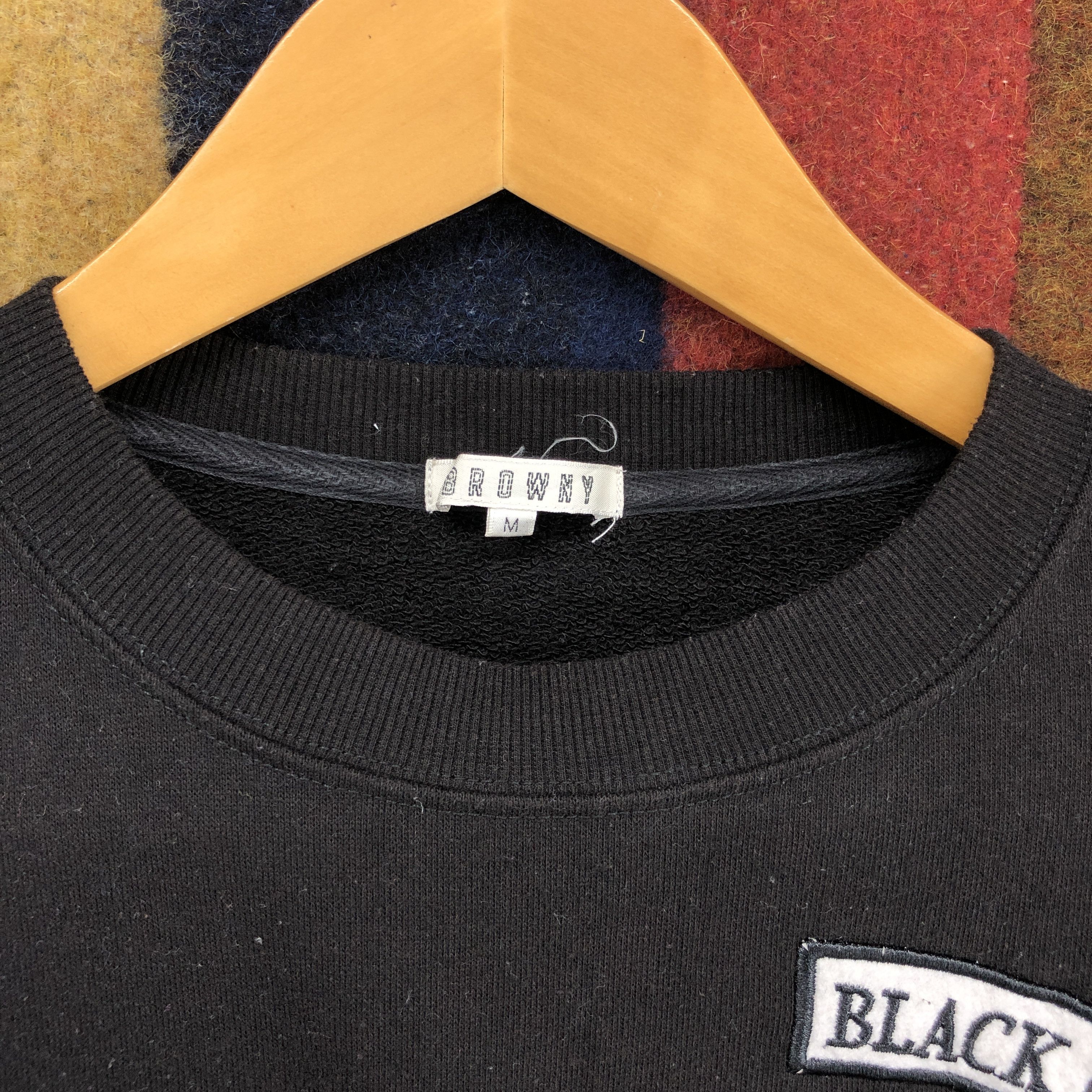 Japanese Brand BROWNY Racing Black Motors Jet Crew Neck Sweatshirt #0291/N Size US S / EU 44-46 / 1 - 5 Thumbnail