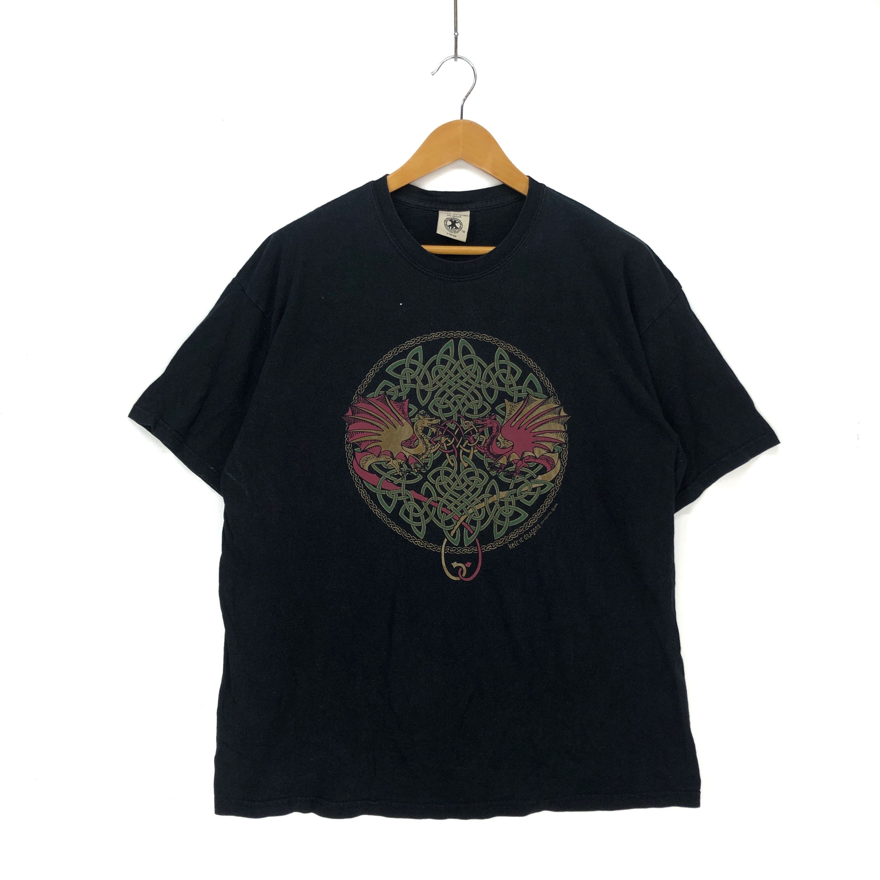 1998 Vintage KELTIC DESIGN by JEN DELYTH T Shirt #1233-43