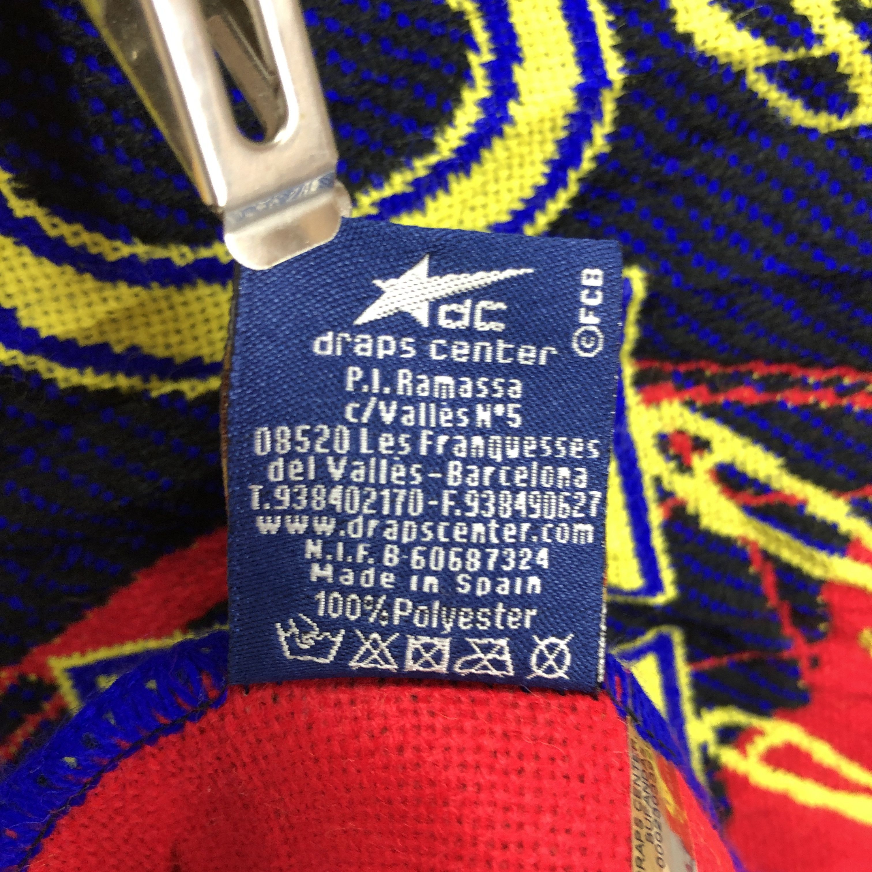 Other FC BARCELONA Made In SPAIN Muffler Scarf #0987/AG Size ONE SIZE - 6 Thumbnail