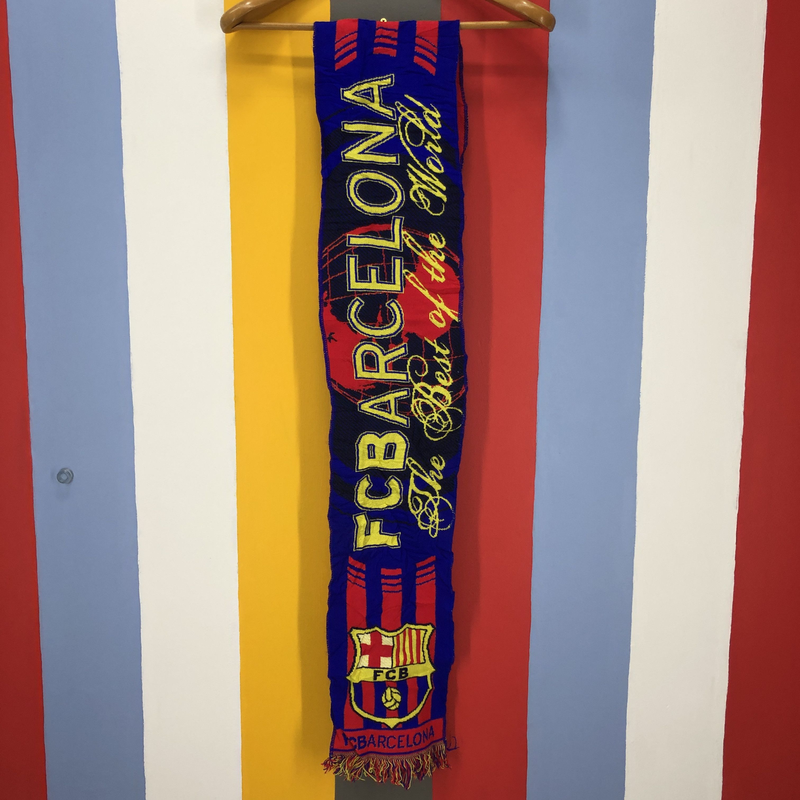 Other FC BARCELONA Made In SPAIN Muffler Scarf #0987/AG Size ONE SIZE - 3 Thumbnail