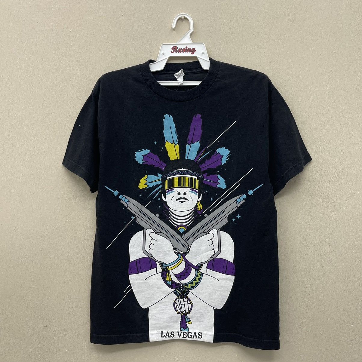 NEFF Vintage Neff Tshirt Las Vegas Big Print Size US M / EU 48-50 / 2 - 1 Thumbnail
