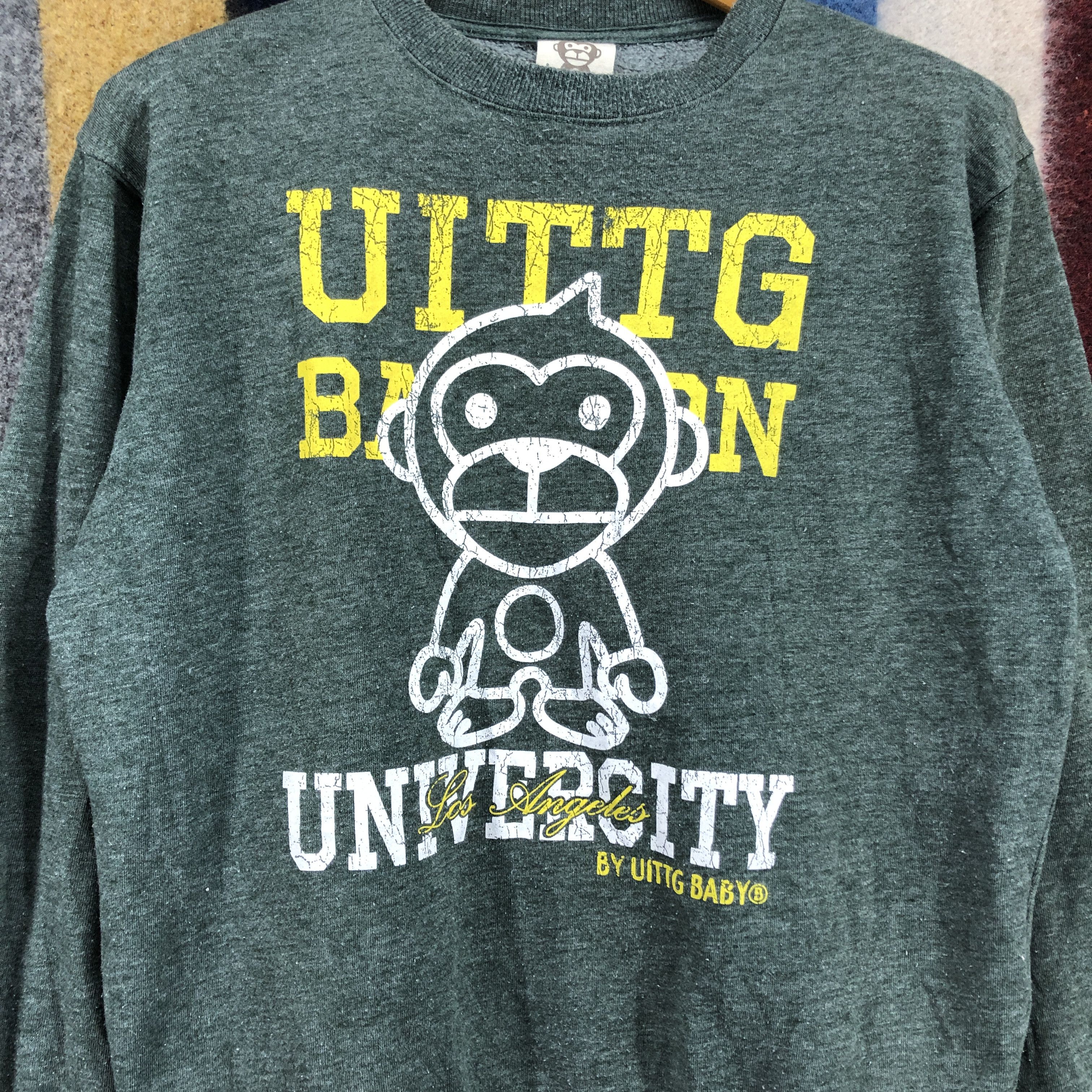 Japanese Brand UITTG BABY Los Angeles Univercity Sweatshirt #0661/AC Size US M / EU 48-50 / 2 - 2 Thumbnail