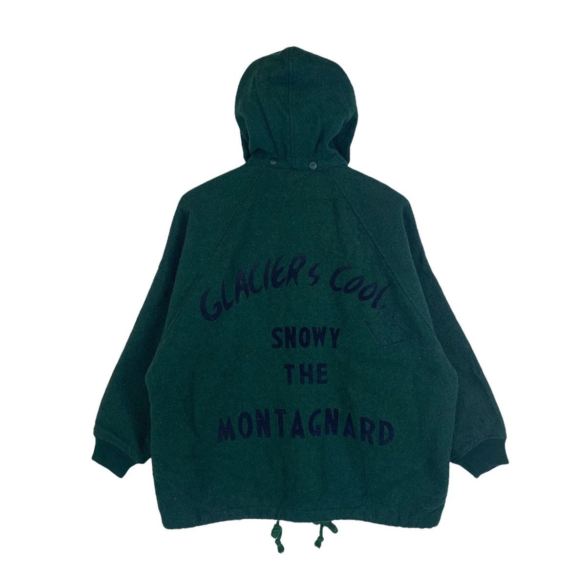 Vintage Snowy The Montagnard Ski Sport Outdoor Wool Hoodie Jacket Size US XL / EU 56 / 4 - 2 Thumbnail