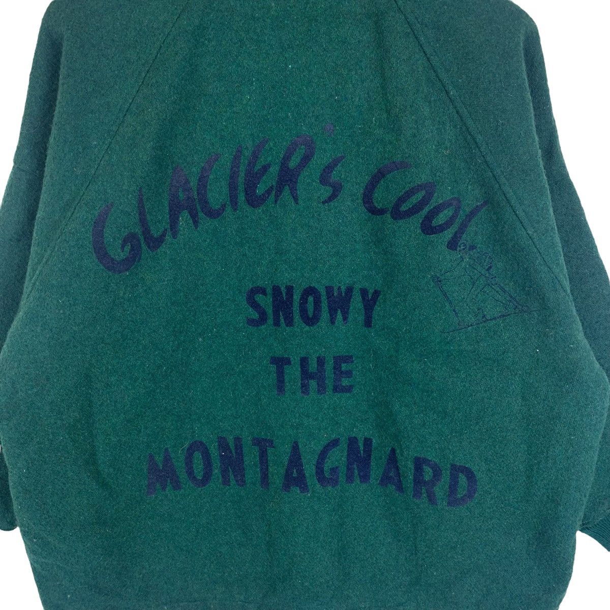 Vintage Snowy The Montagnard Ski Sport Outdoor Wool Hoodie Jacket Size US XL / EU 56 / 4 - 9 Thumbnail
