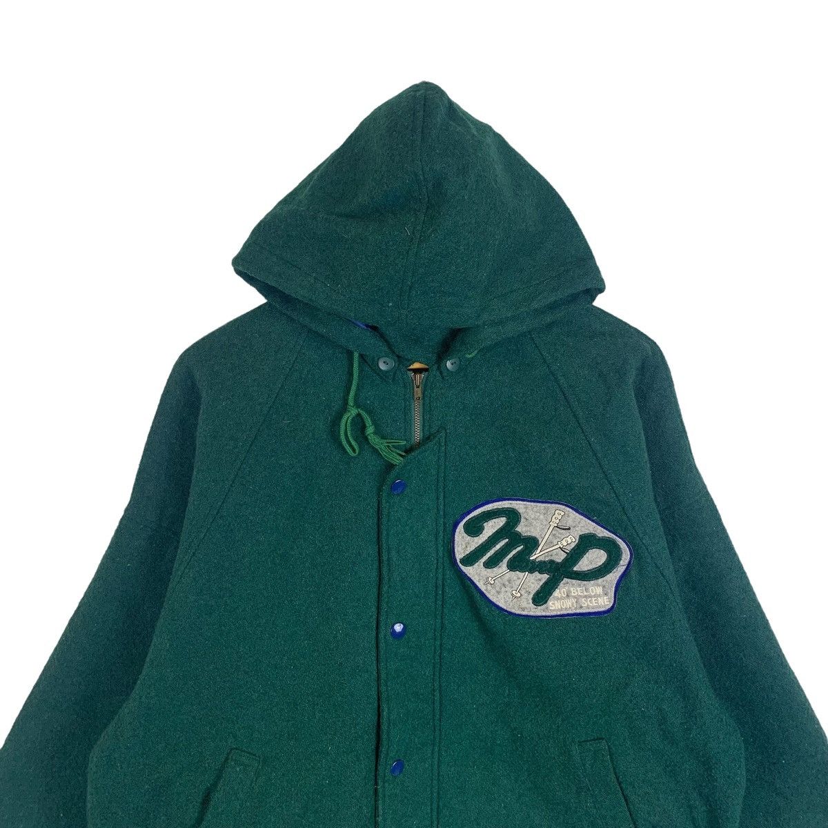 Vintage Snowy The Montagnard Ski Sport Outdoor Wool Hoodie Jacket Size US XL / EU 56 / 4 - 5 Thumbnail