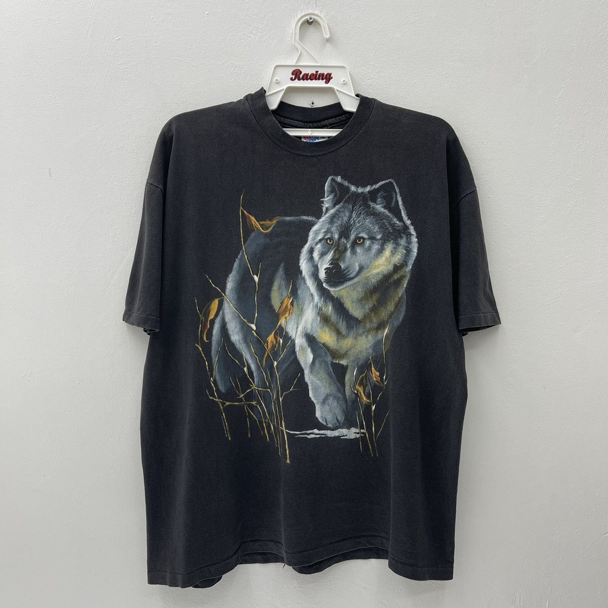 Habitat × Vintage Vintage Animal Tee Wolf Nice Print Design Size US XL / EU 56 / 4 - 1 Thumbnail