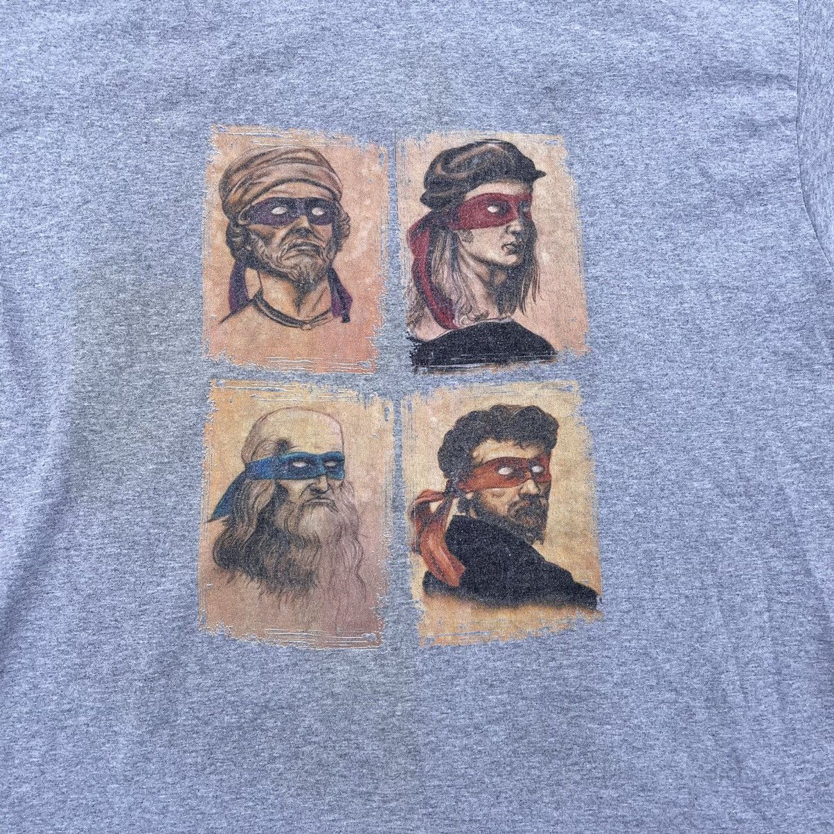 Vintage Vintage Y2K Sun Faded Graphic Tee Streetwear Art Faces L Size US L / EU 52-54 / 3 - 4 Thumbnail