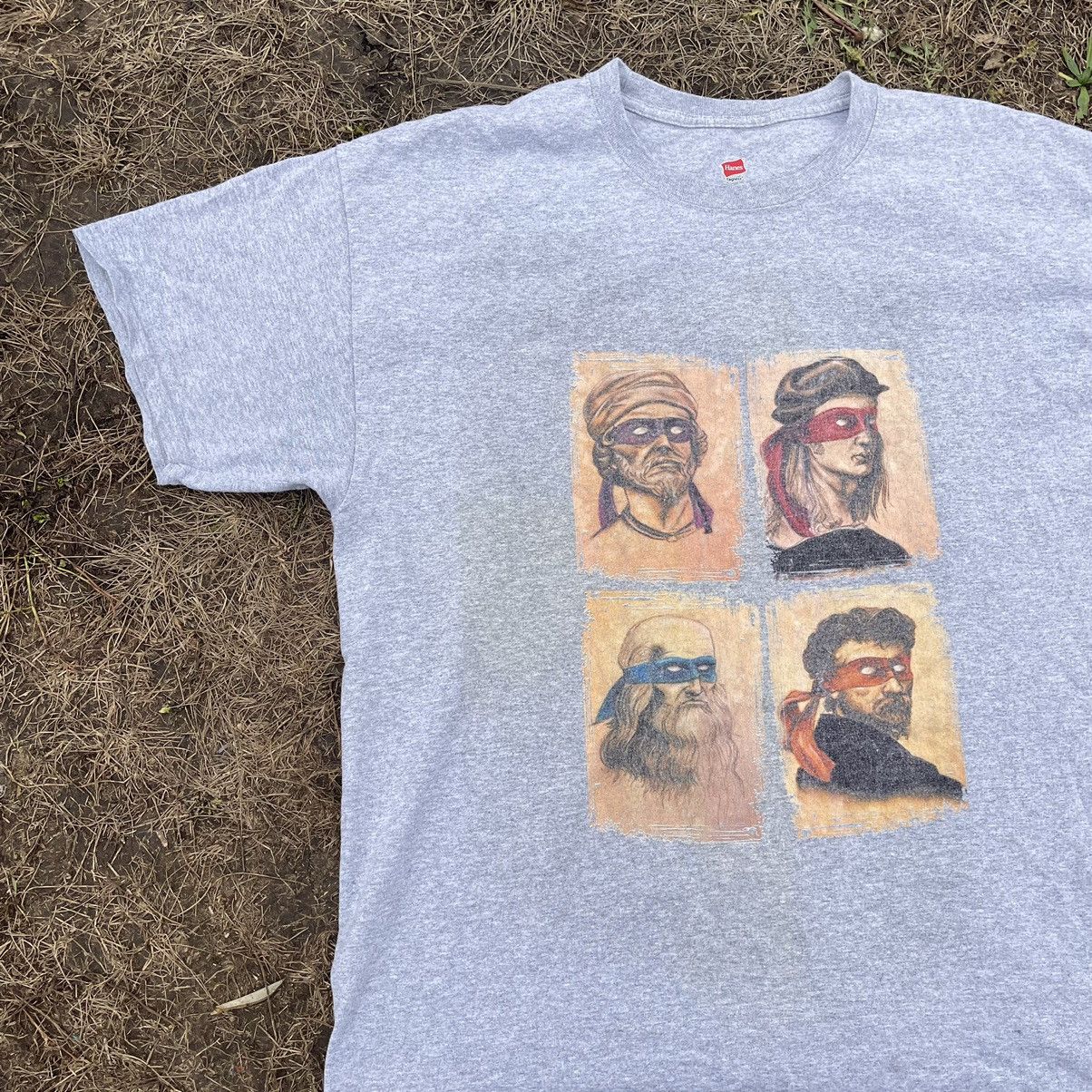 Vintage Vintage Y2K Sun Faded Graphic Tee Streetwear Art Faces L Size US L / EU 52-54 / 3 - 3 Thumbnail