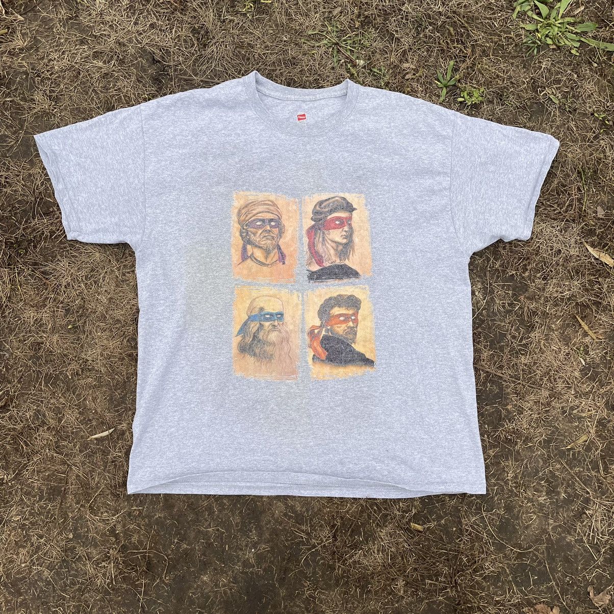 Vintage Vintage Y2K Sun Faded Graphic Tee Streetwear Art Faces L Size US L / EU 52-54 / 3 - 1 Thumbnail