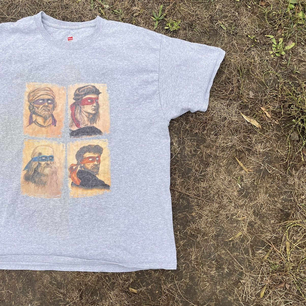 Vintage Vintage Y2K Sun Faded Graphic Tee Streetwear Art Faces L Size US L / EU 52-54 / 3 - 2 Thumbnail