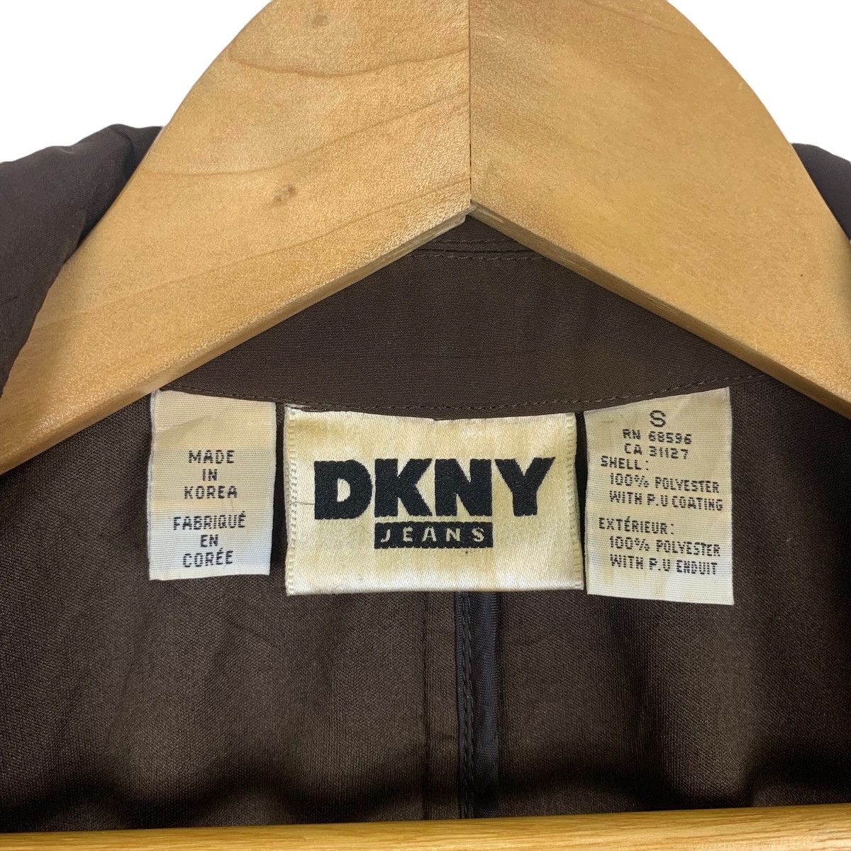 DKNY × Vintage Donna Karan New York DKNY Jeans Parkas Peacoat Long Jacket Size S / US 4 / IT 40 - 6 Thumbnail