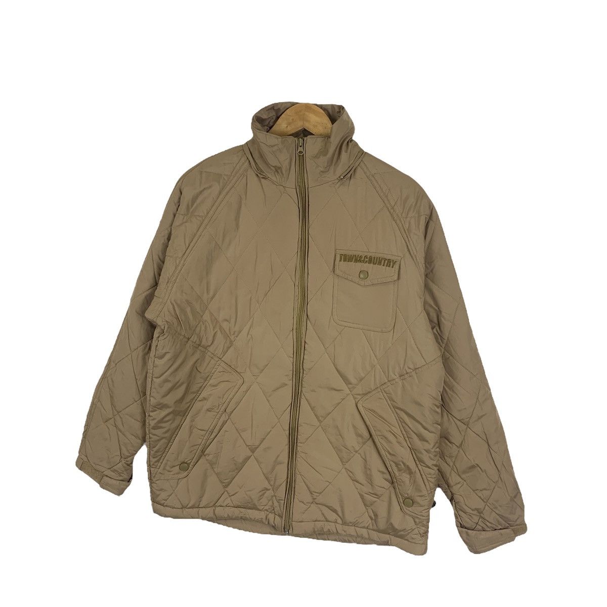 Vintage TOWN & COUNTRY Hawaiian Zipper Windbreaker Light Jacket Size US M / EU 48-50 / 2 - 4 Thumbnail