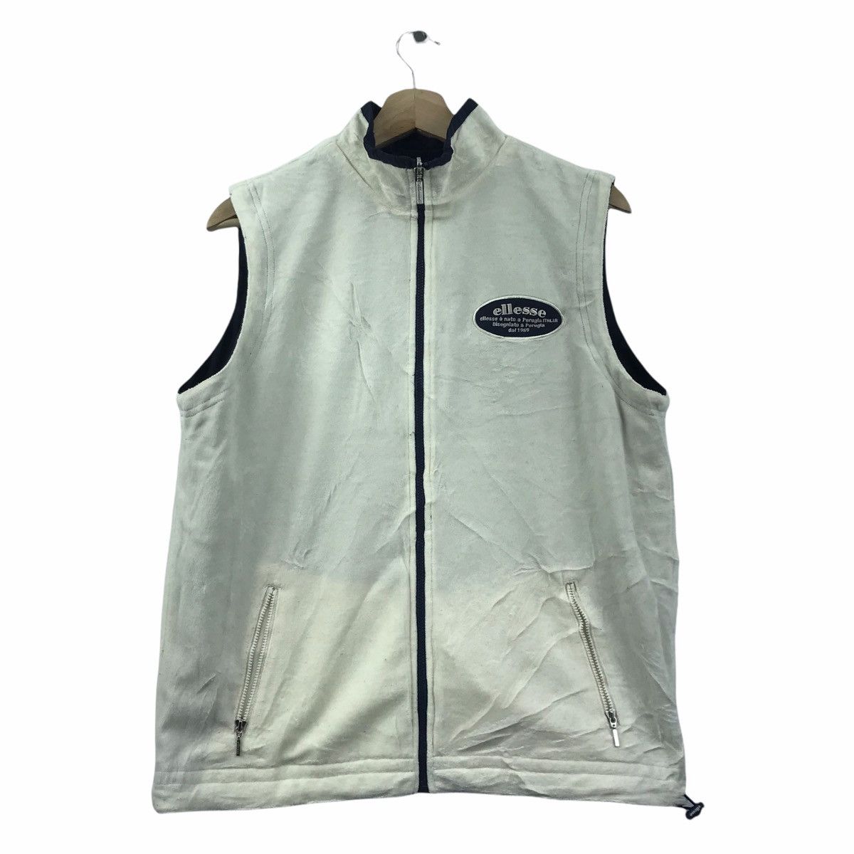 Ellesse ELLESSE ITALIA REVERSIBLE Fleece Sport Outdoor Vest Jacket Size US M / EU 48-50 / 2 - 5 Thumbnail