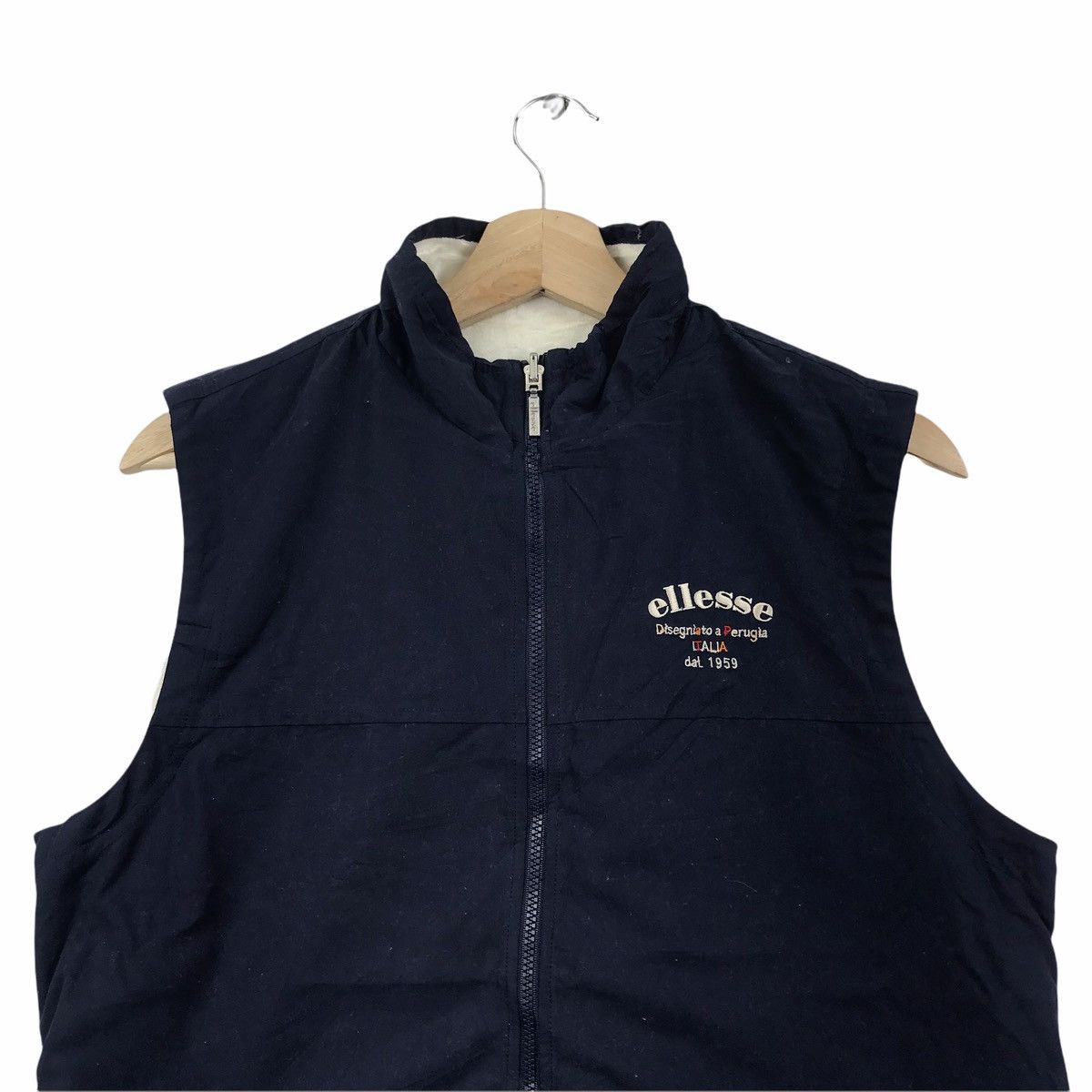 Ellesse ELLESSE ITALIA REVERSIBLE Fleece Sport Outdoor Vest Jacket Size US M / EU 48-50 / 2 - 2 Thumbnail