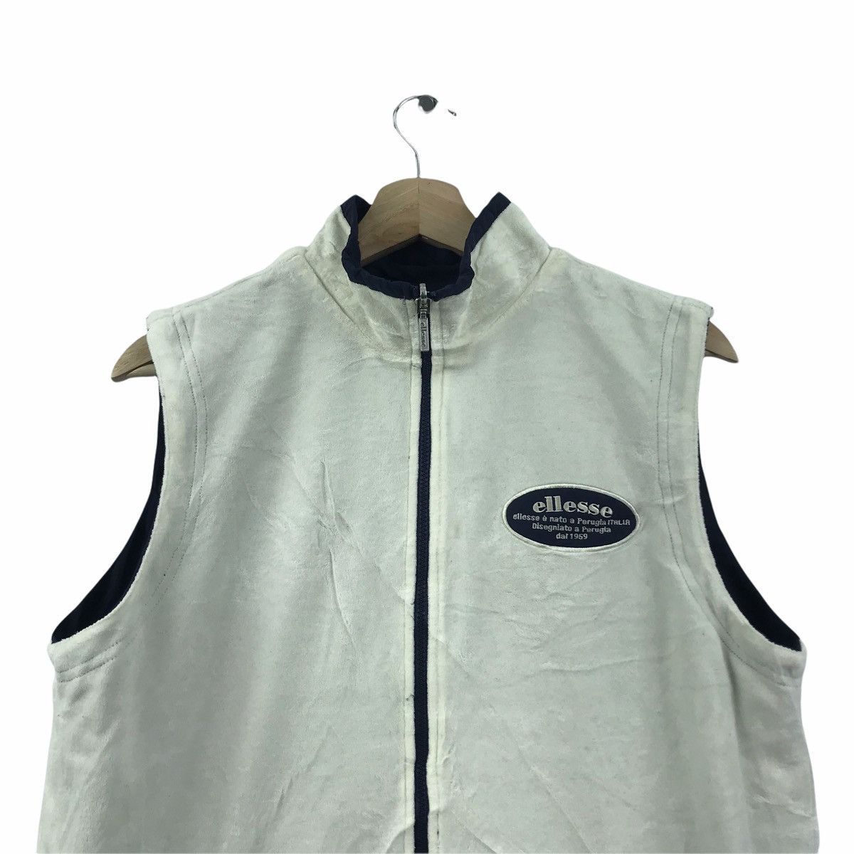 Ellesse ELLESSE ITALIA REVERSIBLE Fleece Sport Outdoor Vest Jacket Size US M / EU 48-50 / 2 - 6 Thumbnail
