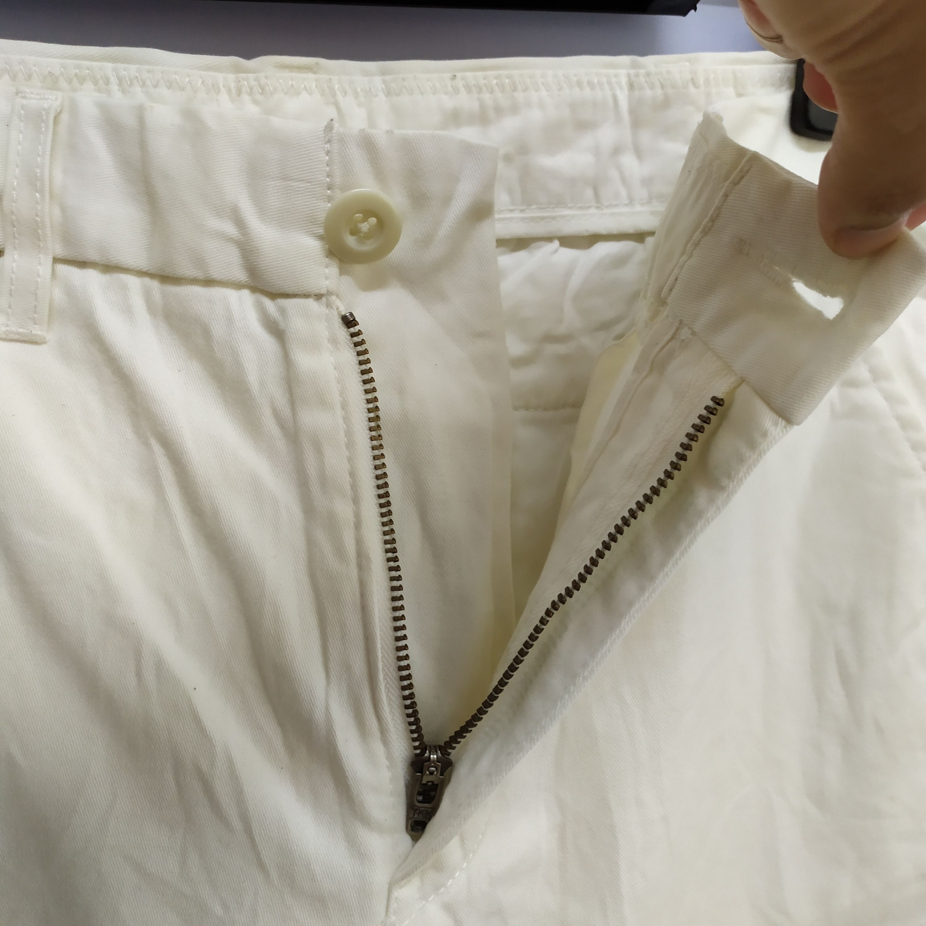 Japanese Brand JAPANESE BRAND WHITE YELLOW CARGO PANTS SKINNY Size US 29 - 12 Thumbnail