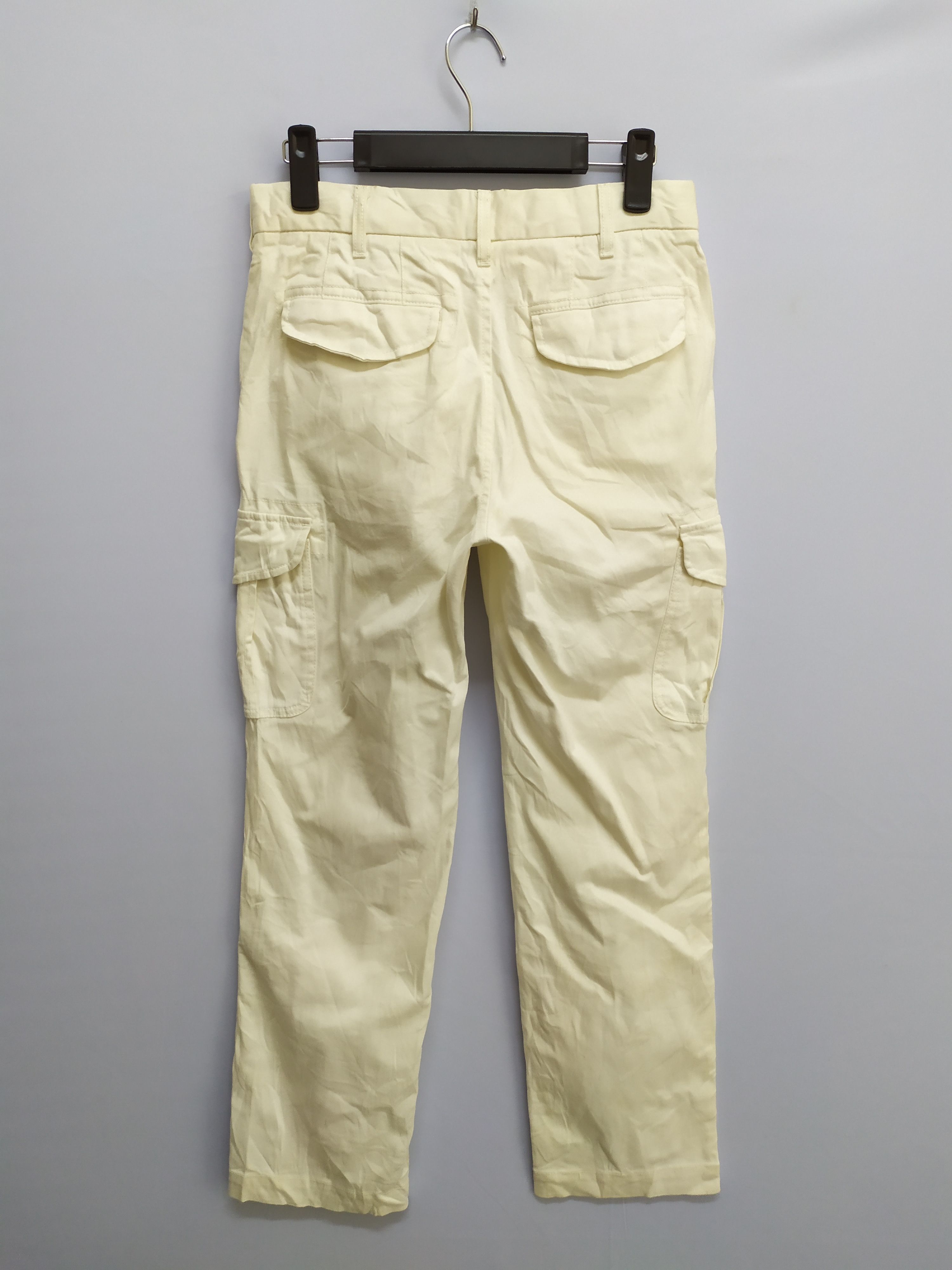 Japanese Brand JAPANESE BRAND WHITE YELLOW CARGO PANTS SKINNY Size US 29 - 5 Thumbnail