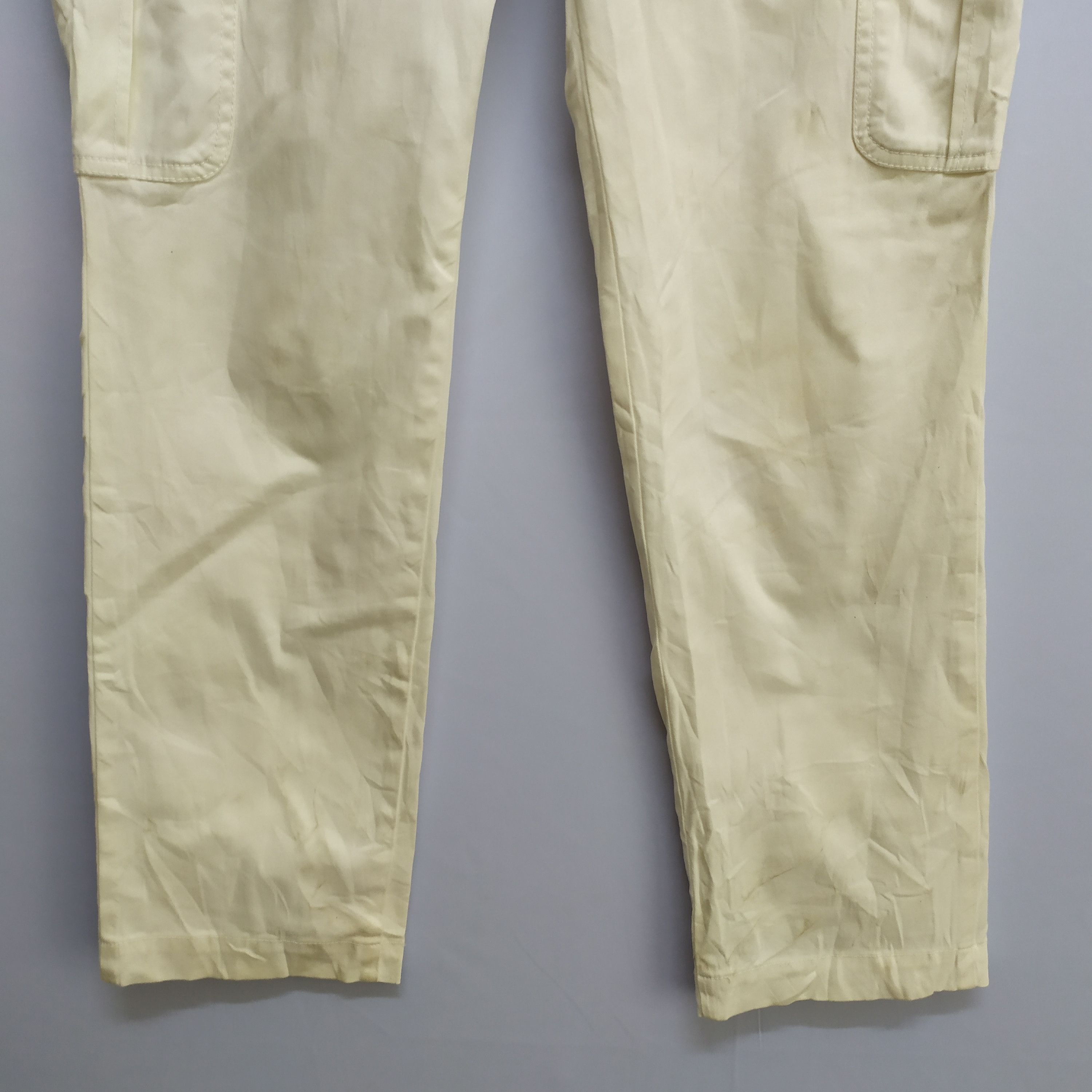 Japanese Brand JAPANESE BRAND WHITE YELLOW CARGO PANTS SKINNY Size US 29 - 4 Thumbnail