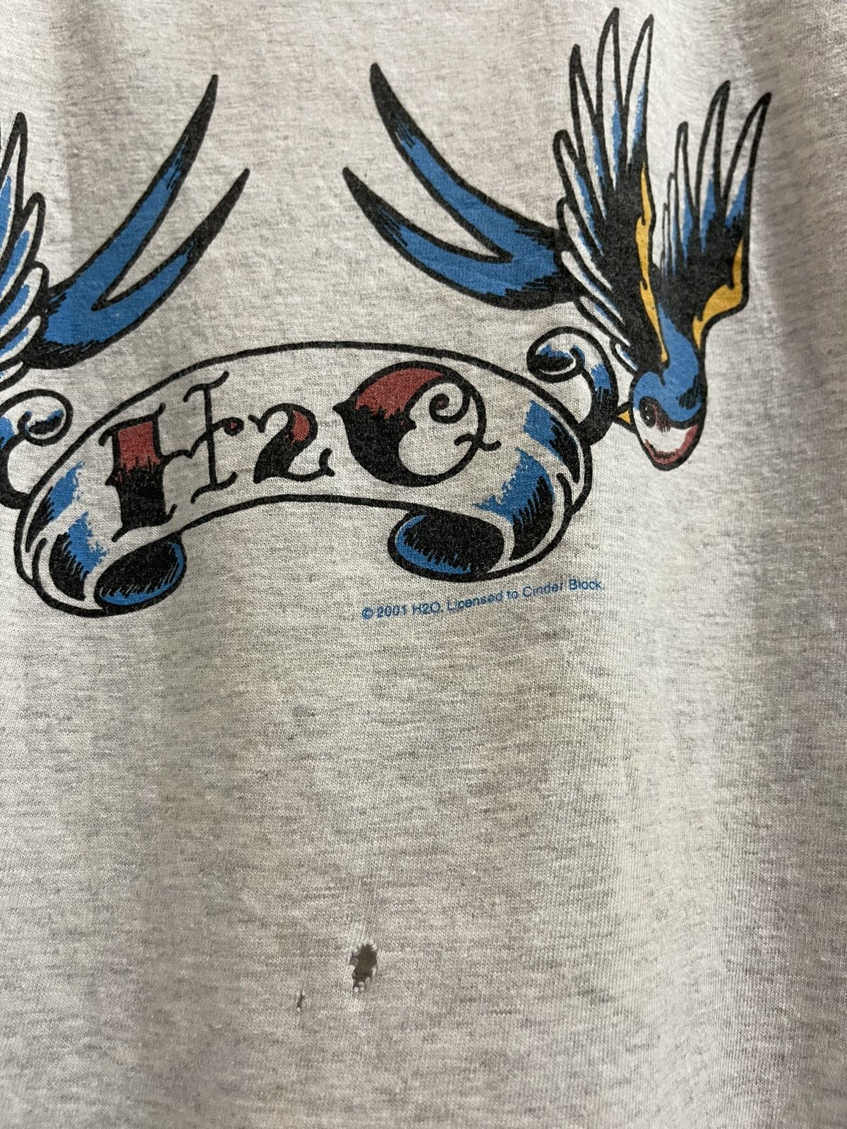 Band Tees × Vintage Vintage H2O Band American Hardcore Punk T-Shirt Size US L / EU 52-54 / 3 - 3 Thumbnail
