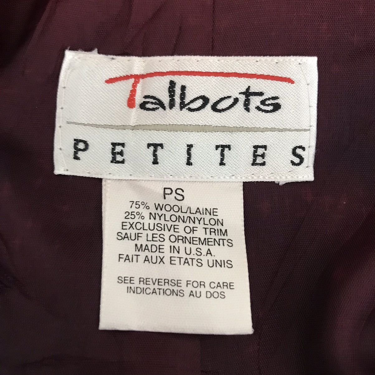 Vintage Vintage TALBOT PETITES USA Tartan Wool Check Vest Jacket Size US S / EU 44-46 / 1 - 4 Thumbnail