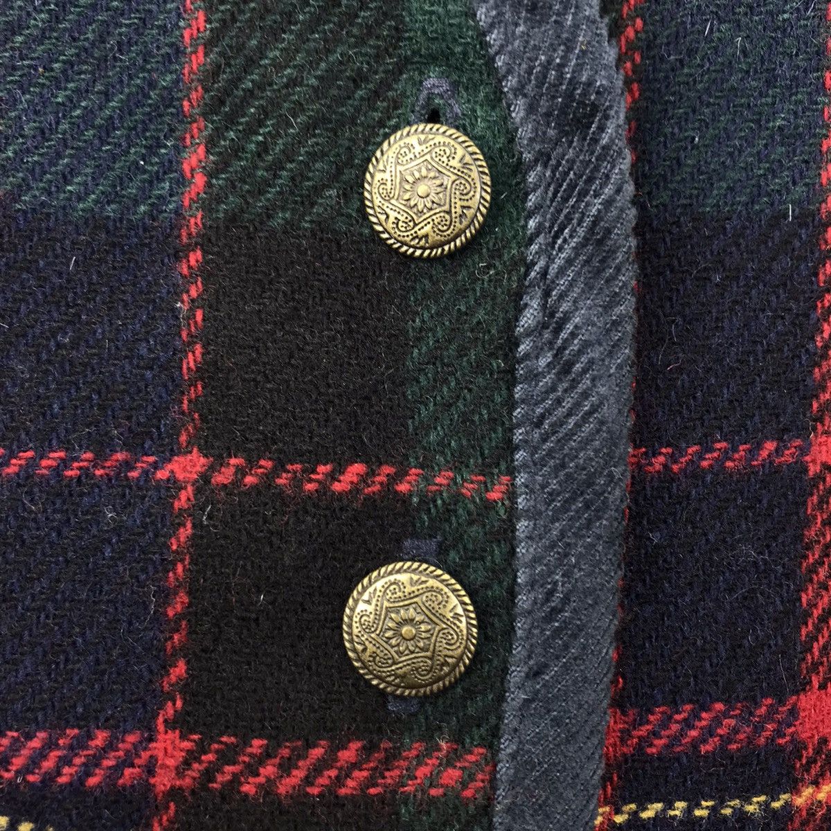 Vintage Vintage TALBOT PETITES USA Tartan Wool Check Vest Jacket Size US S / EU 44-46 / 1 - 3 Thumbnail