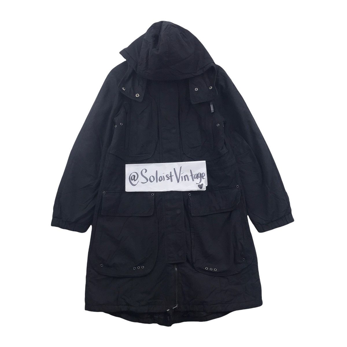 Zara ZARA BASIC BAGGY Multi Pocker Parka Long Coat Hoodie Jacket Size US S / EU 44-46 / 1 - 1 Thumbnail