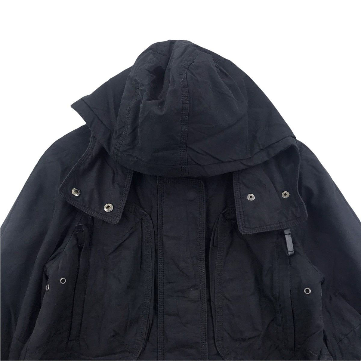 Zara ZARA BASIC BAGGY Multi Pocker Parka Long Coat Hoodie Jacket Size US S / EU 44-46 / 1 - 2 Thumbnail