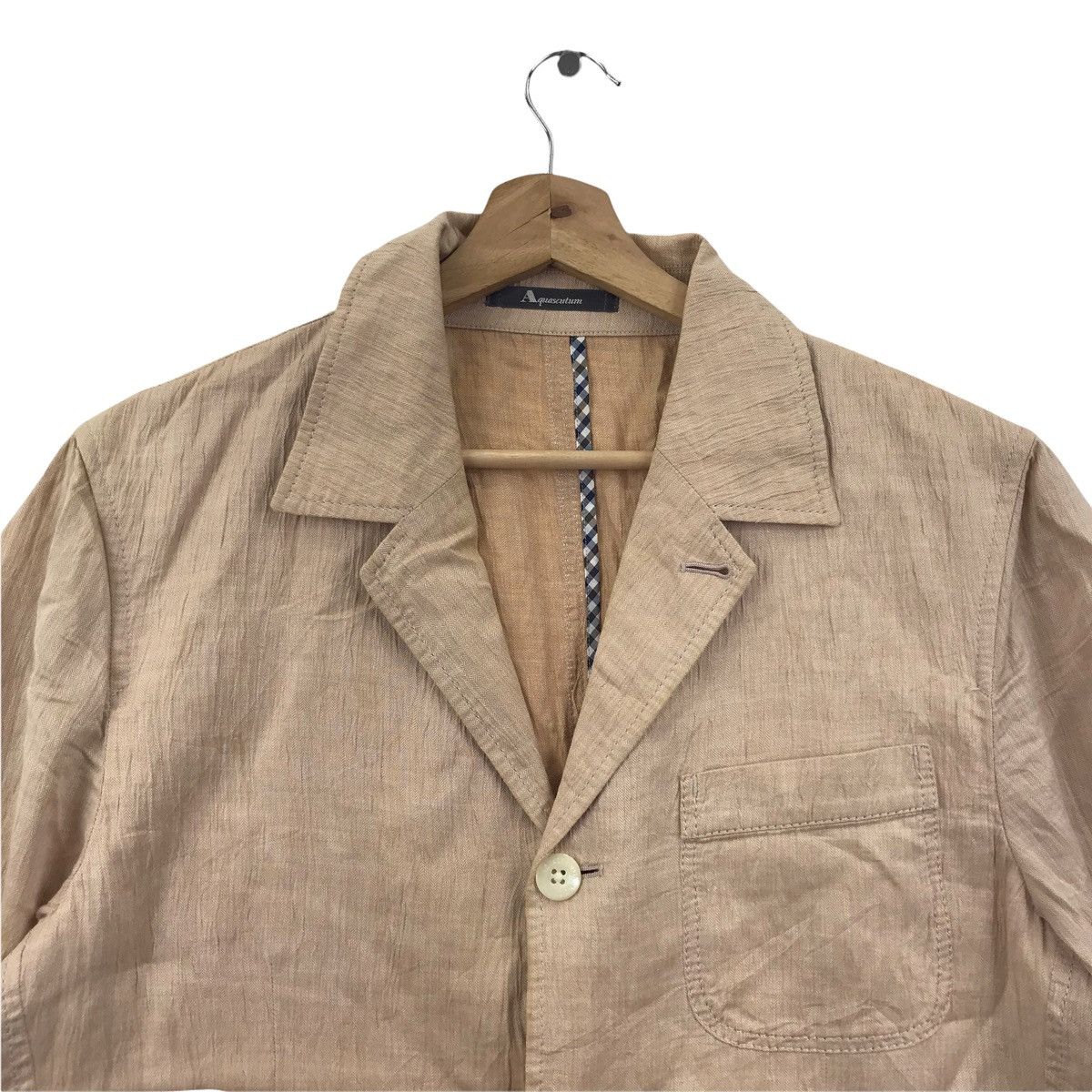 Aquascutum AQUASCUTUM British Brand Blazer Coat Jacket Size US L / EU 52-54 / 3 - 2 Thumbnail