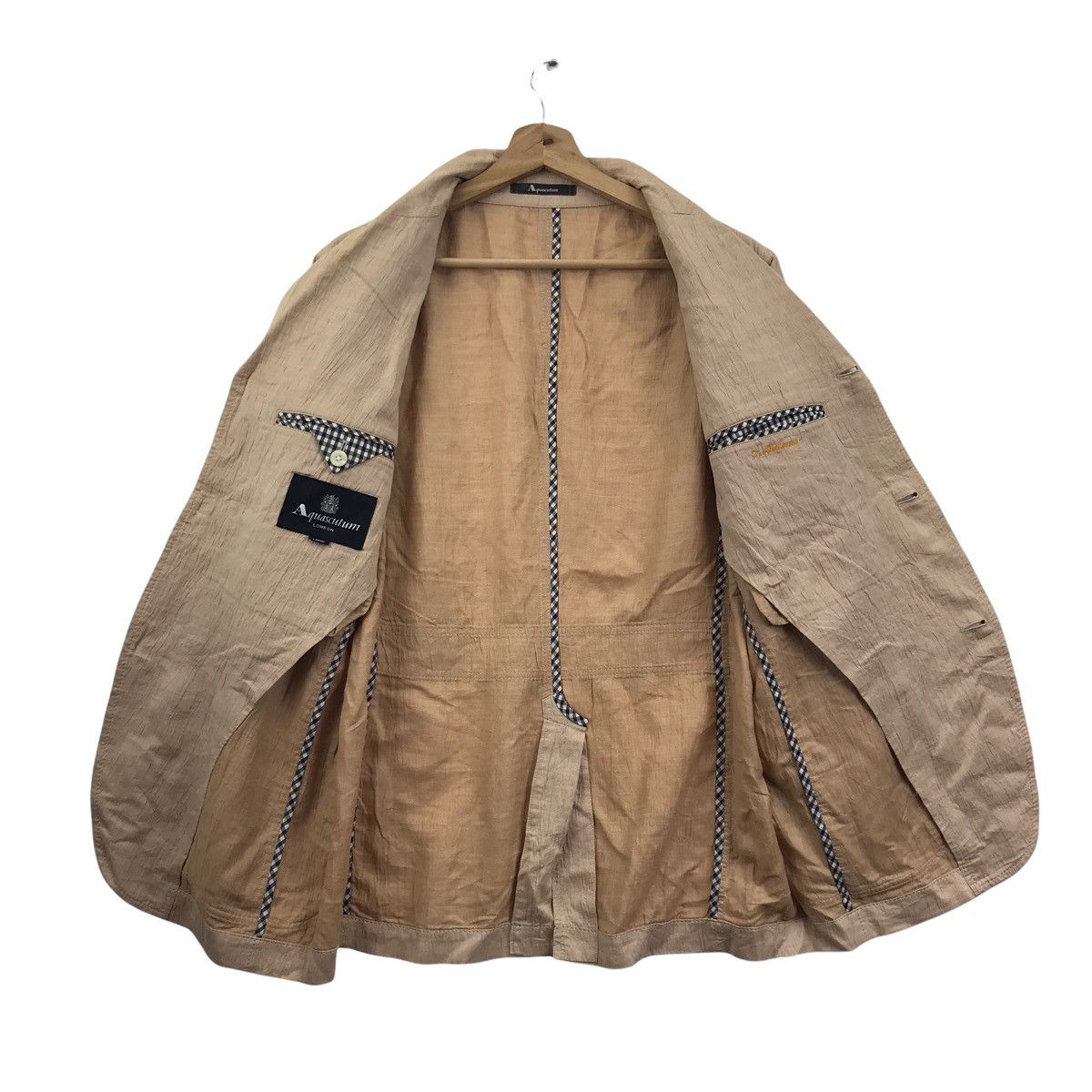 Aquascutum AQUASCUTUM British Brand Blazer Coat Jacket Size US L / EU 52-54 / 3 - 3 Thumbnail