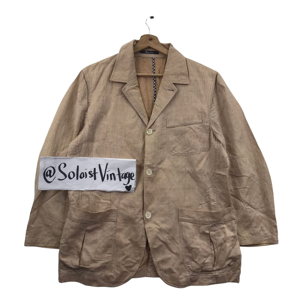 Aquascutum AQUASCUTUM British Brand Blazer Coat Jacket Size US L / EU 52-54 / 3 - 1 Thumbnail