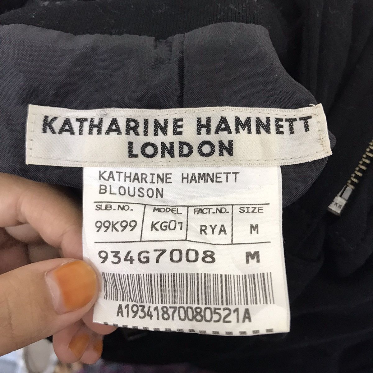 Katharine Hamnett London KATHARINE HAMNETT LONDON English Designer Hoodie Jacket Size US M / EU 48-50 / 2 - 3 Thumbnail