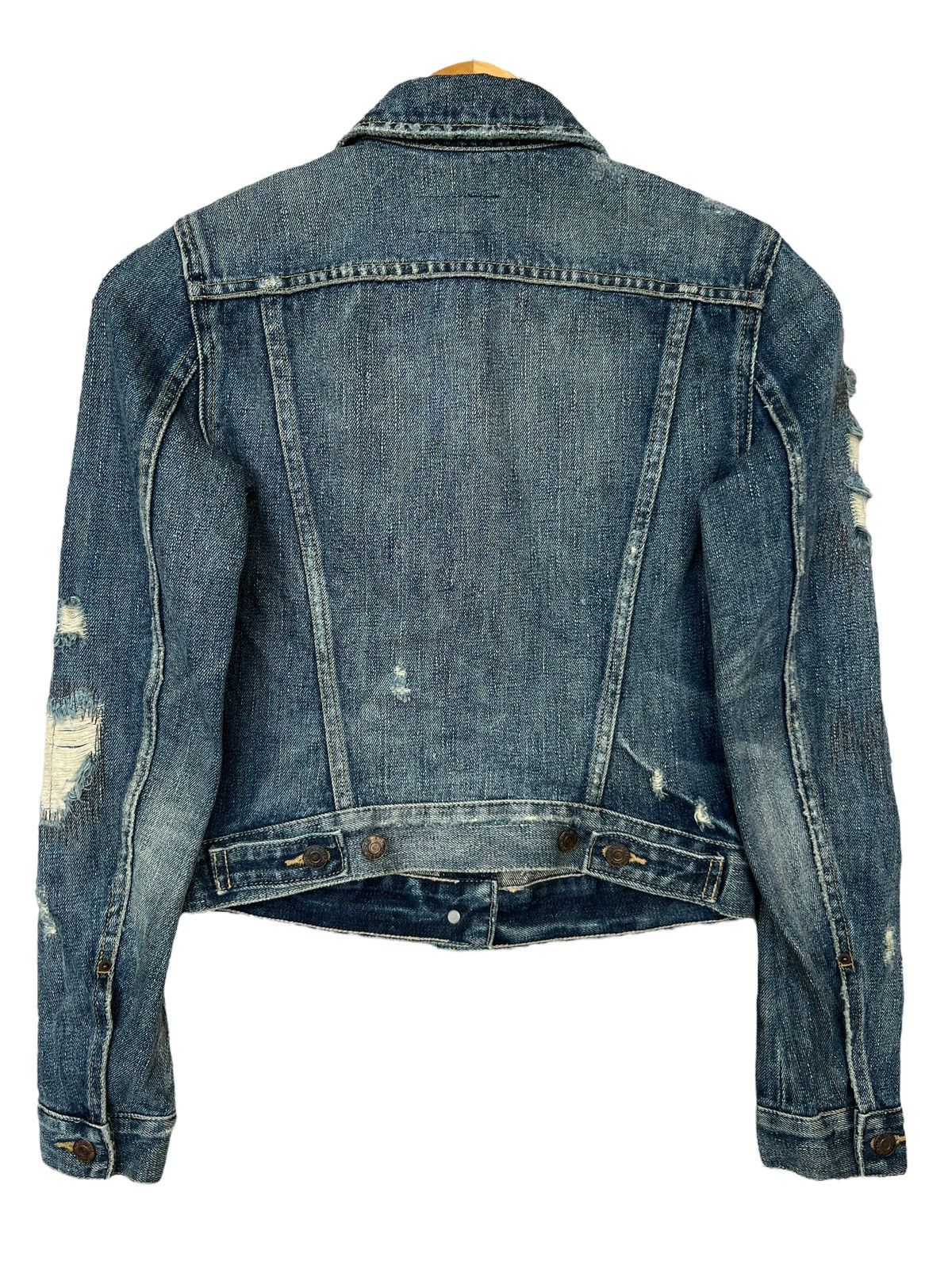 Ralph Lauren Ralph Lauren Type 3 Denim Jacket Distressed Denim Jacket S Size S / US 4 / IT 40 - 2 Thumbnail