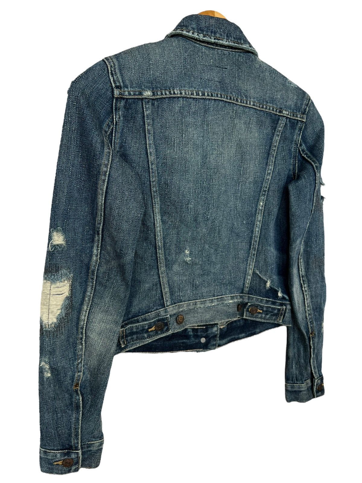 Ralph Lauren Ralph Lauren Type 3 Denim Jacket Distressed Denim Jacket S Size S / US 4 / IT 40 - 5 Thumbnail