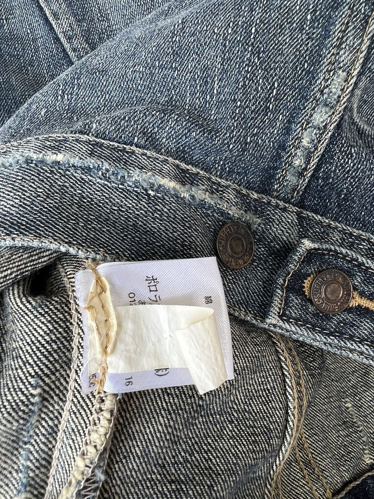 Ralph Lauren Ralph Lauren Type 3 Denim Jacket Distressed Denim Jacket S Size S / US 4 / IT 40 - 16 Thumbnail
