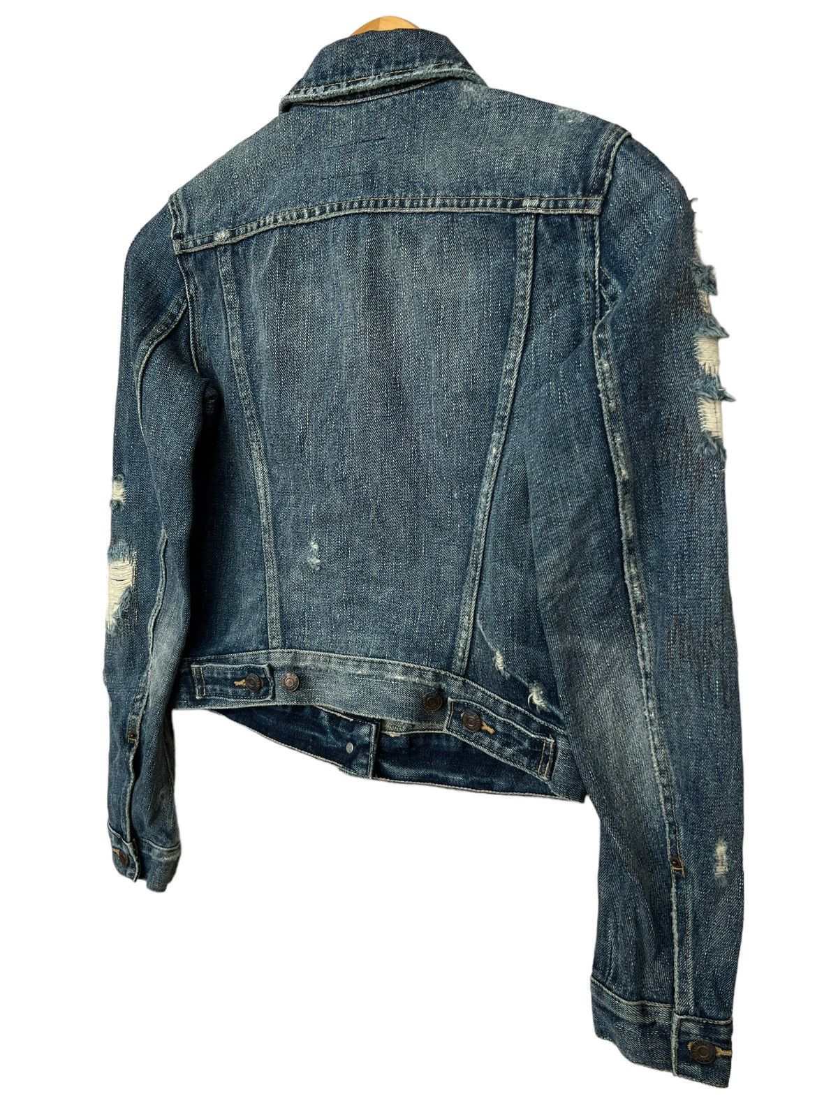 Ralph Lauren Ralph Lauren Type 3 Denim Jacket Distressed Denim Jacket S Size S / US 4 / IT 40 - 6 Thumbnail