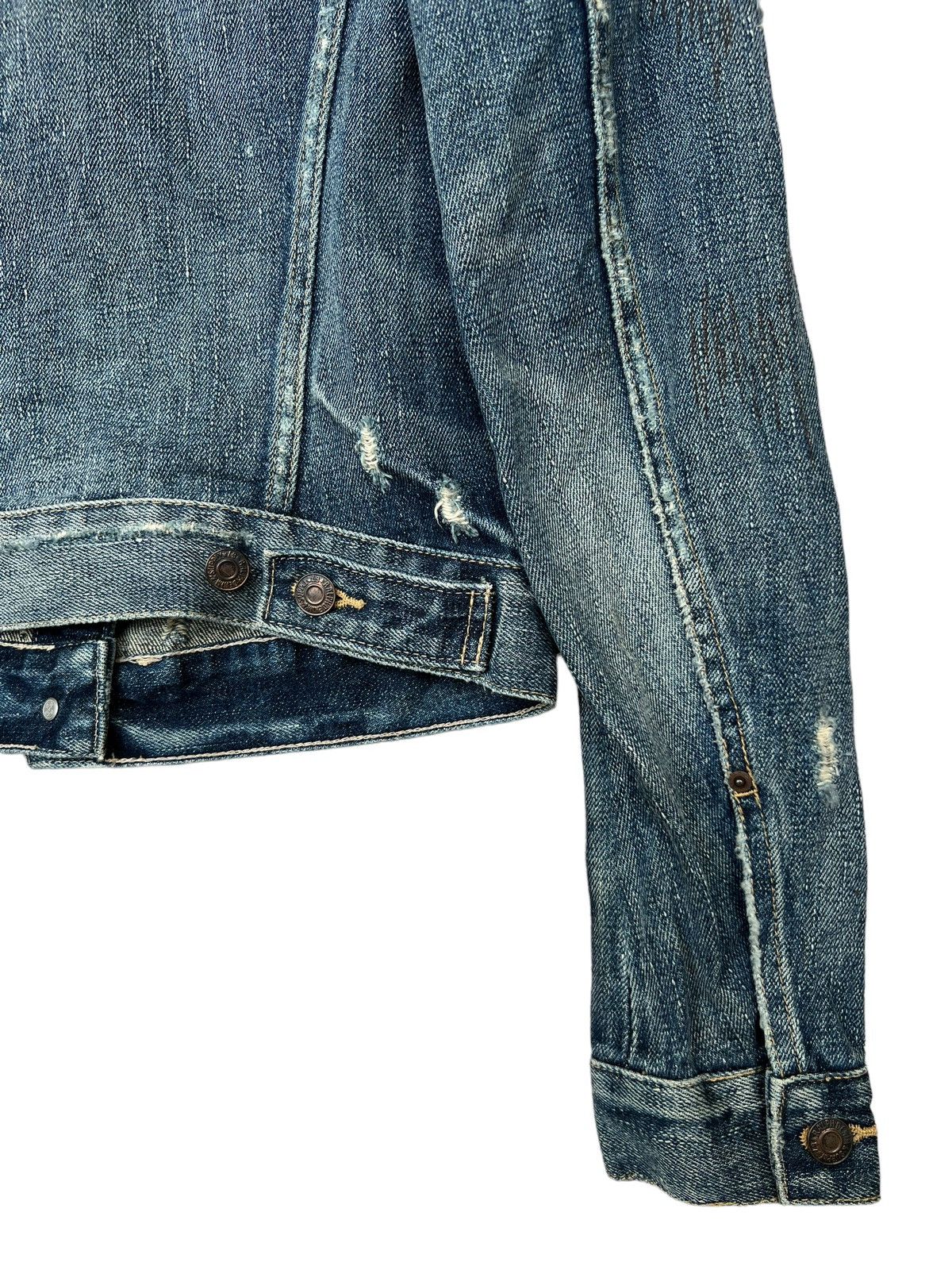 Ralph Lauren Ralph Lauren Type 3 Denim Jacket Distressed Denim Jacket S Size S / US 4 / IT 40 - 14 Thumbnail