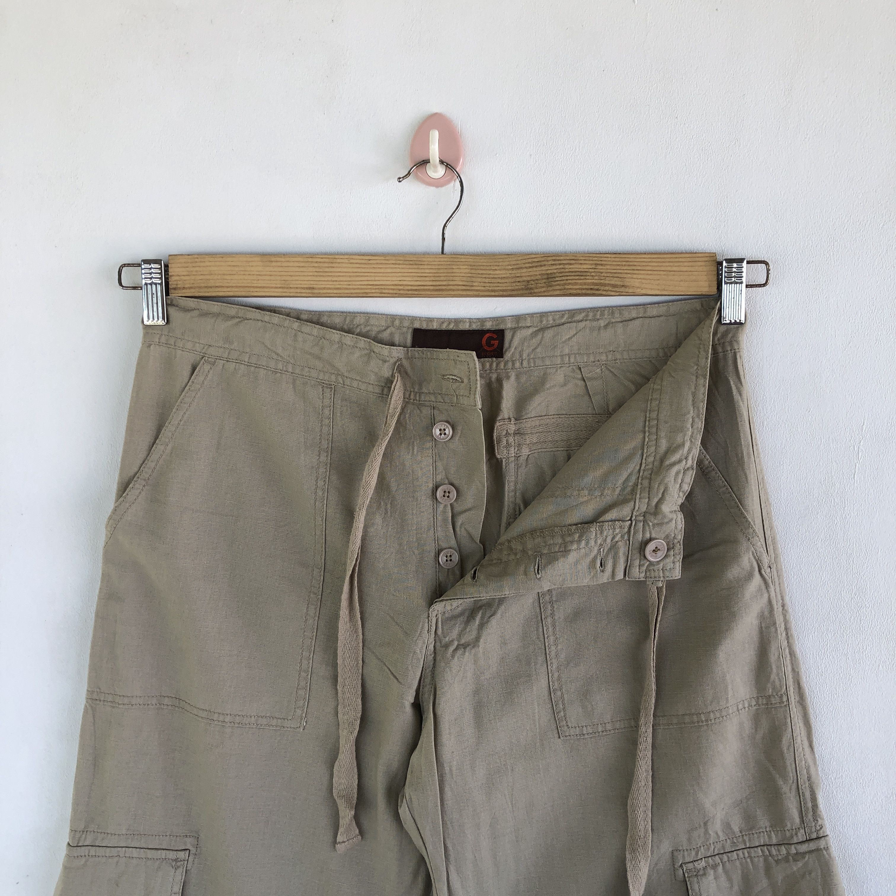 Guess Guess Cargo Pants Fatigue Pants Multi Pocket Baggy Trousers Size US 34 / EU 50 - 9 Thumbnail