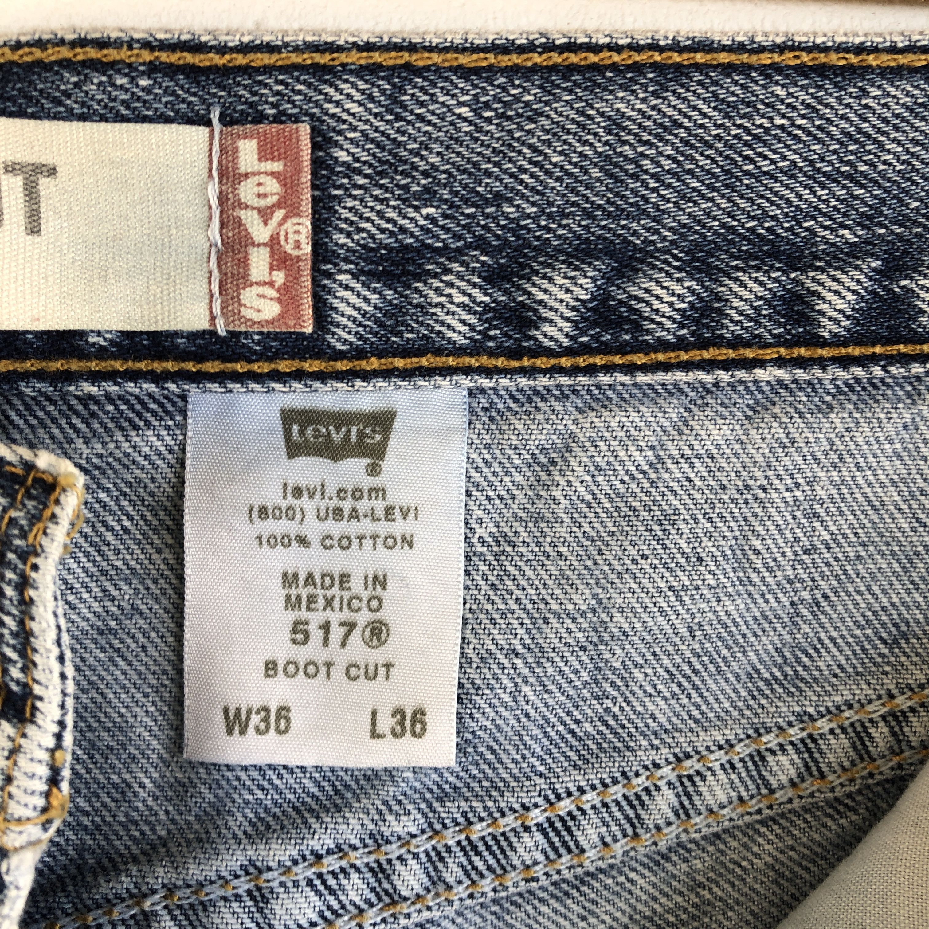 Levi's Vintage Levis Wide Leg Jeans Flare Levi's 517 Bootcut Denim Size US 34 / EU 50 - 11 Thumbnail