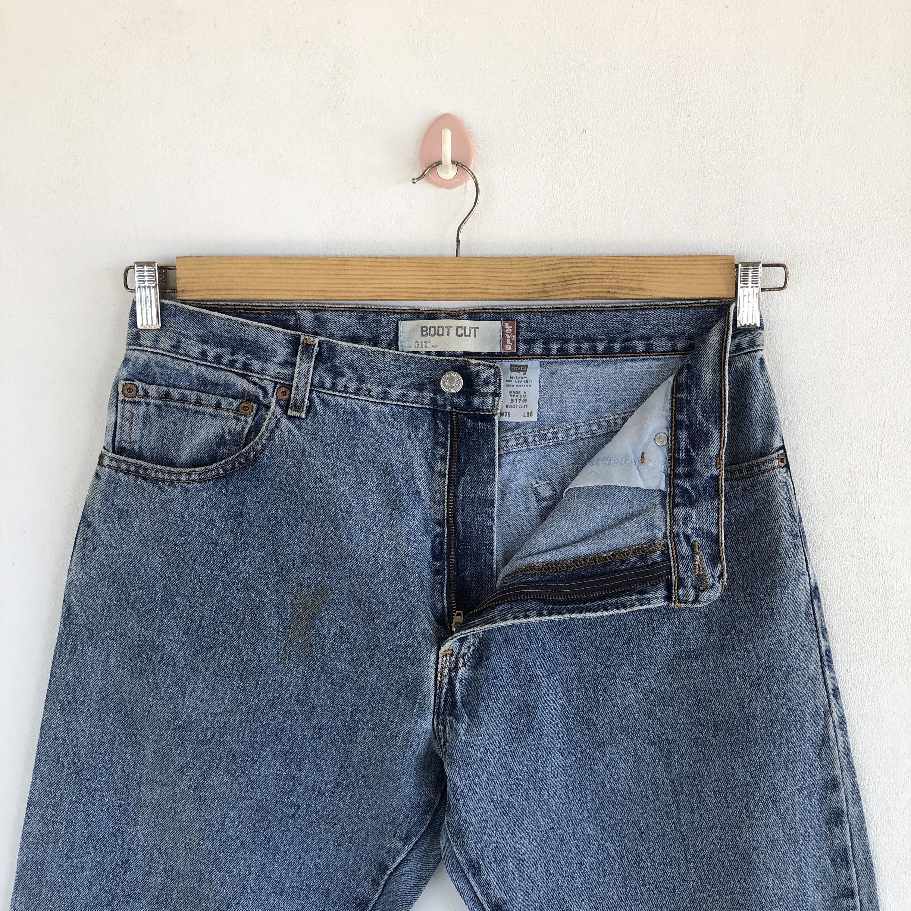 Levi's Vintage Levis Wide Leg Jeans Flare Levi's 517 Bootcut Denim Size US 34 / EU 50 - 8 Thumbnail