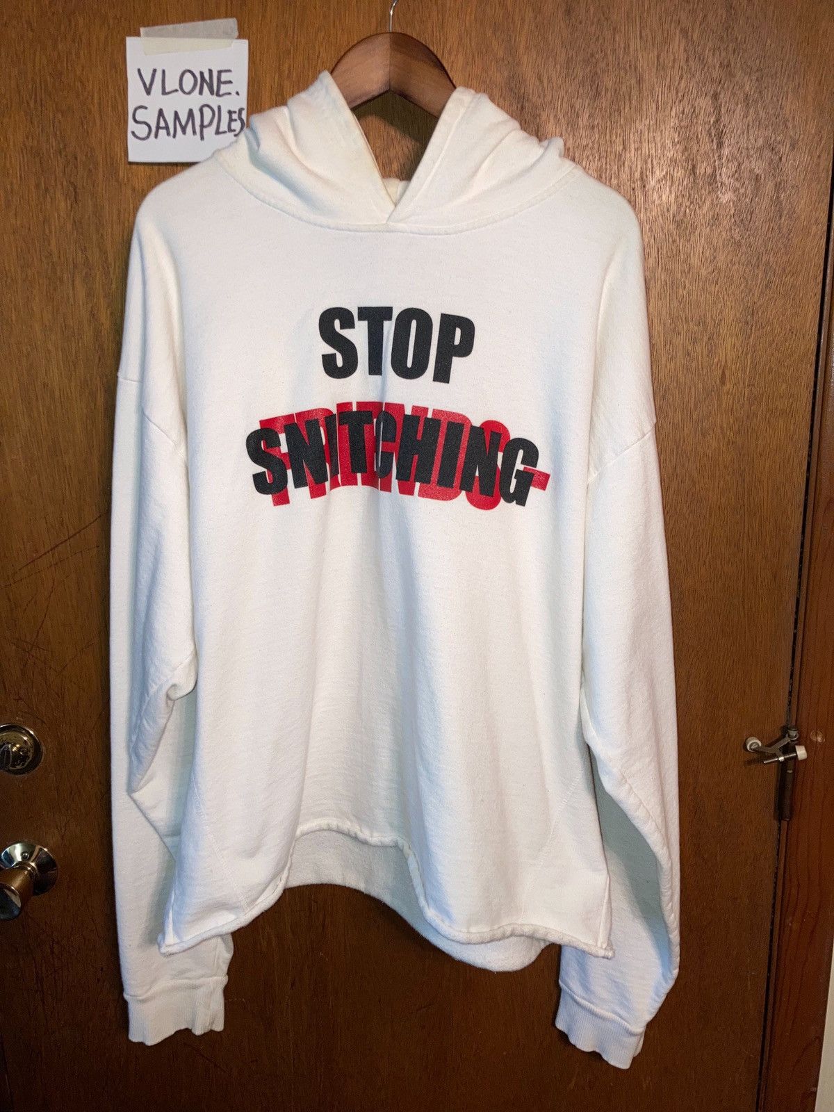 Vlone stop 2024 snitching hoodie