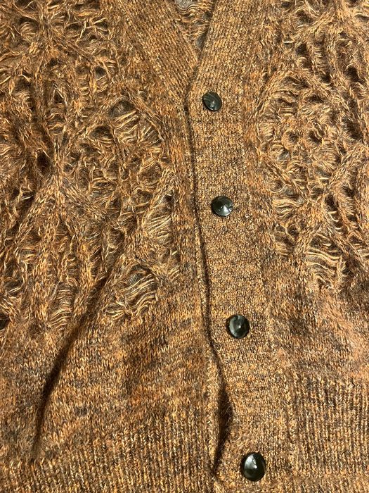 Namacheko Namacheko Klaus Mohair Cardigan AW21 multicolor ocre